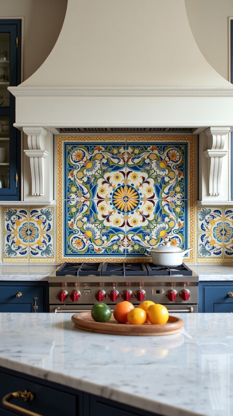 artisanal customizable visually captivating kitchen tiles
