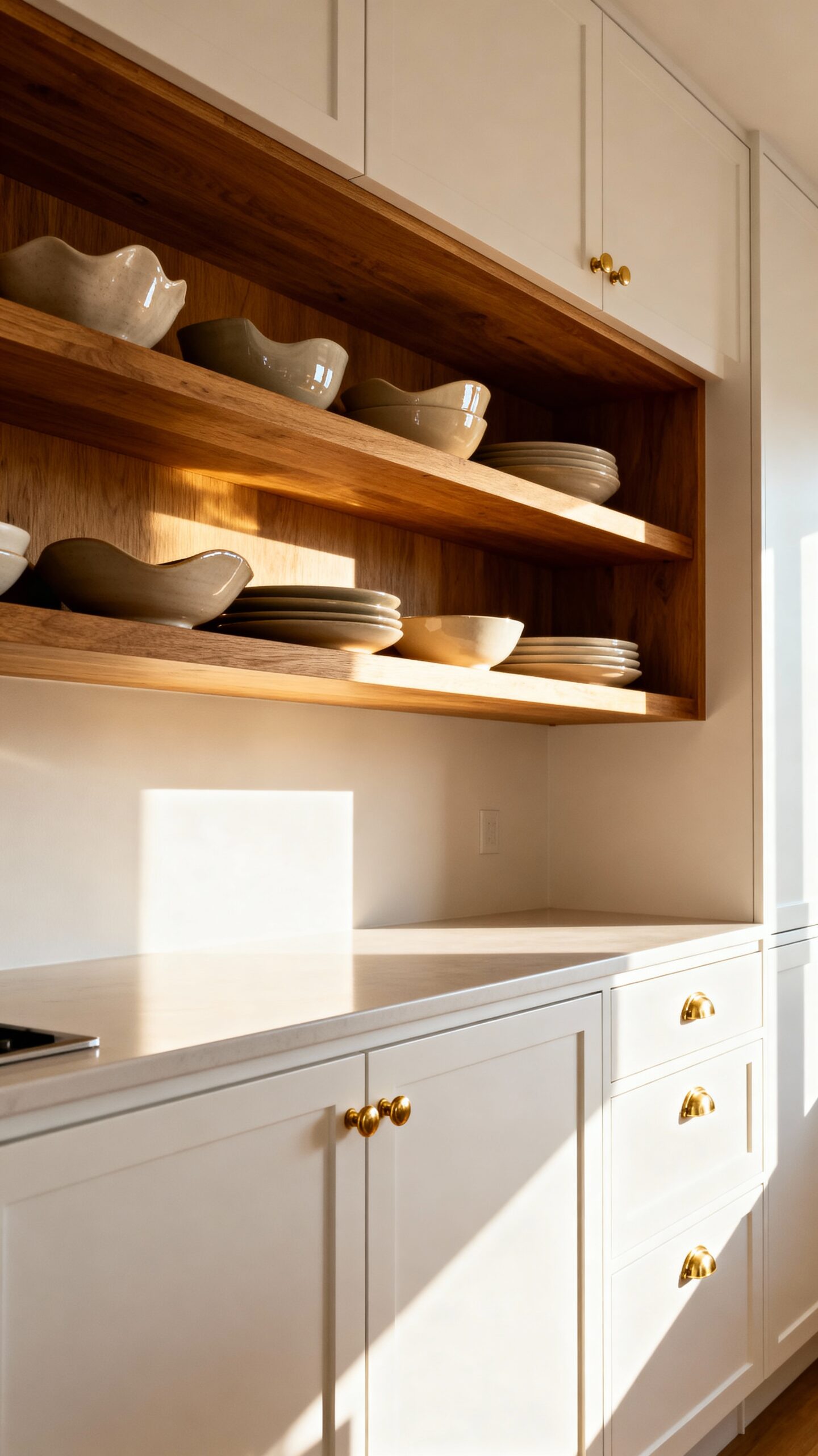 balanced display and hidden storage