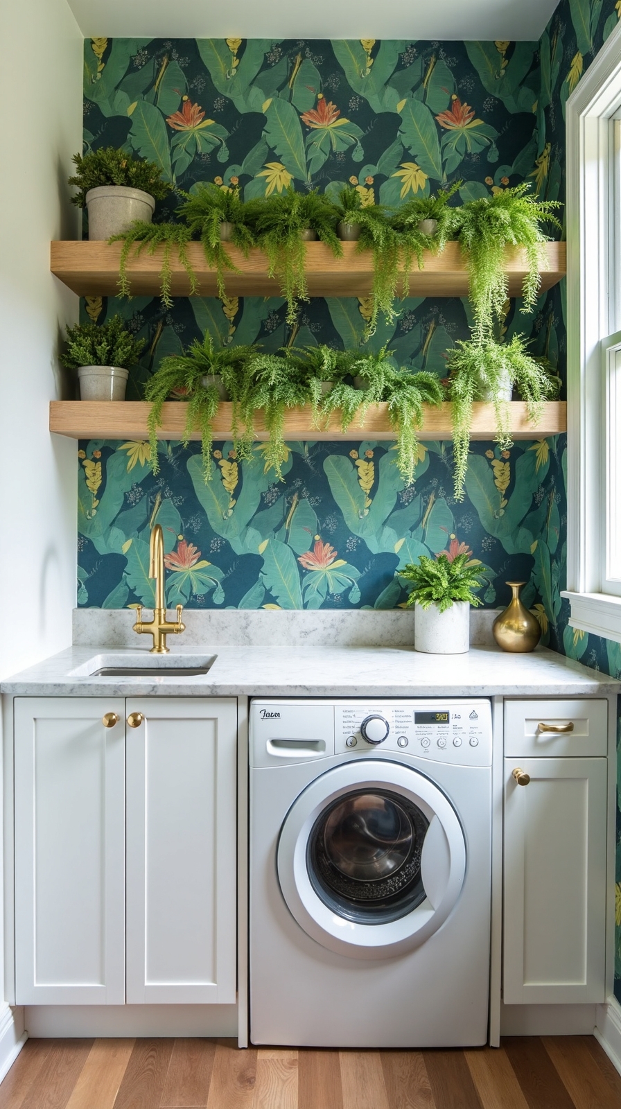 bold botanical prints energize routine