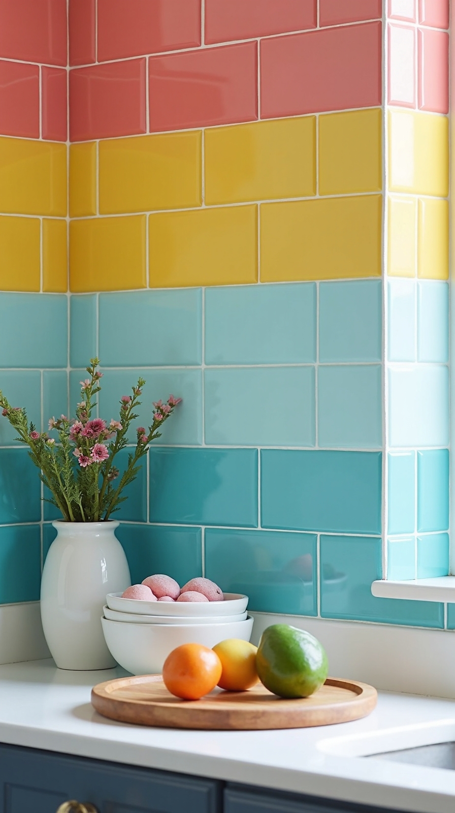 bold colorful geometric patterns