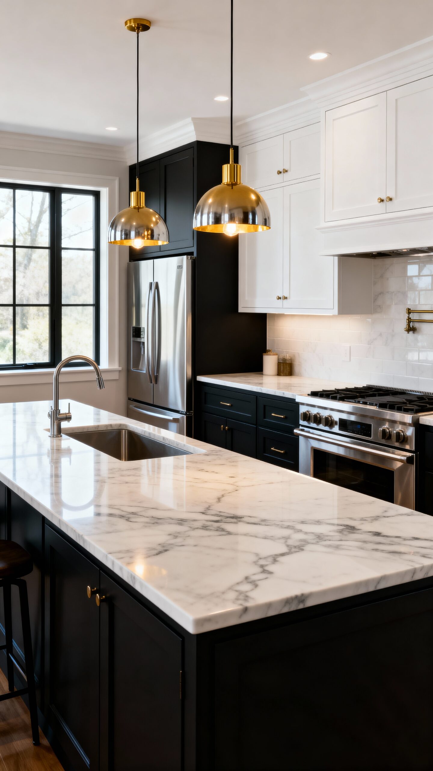 bold contrast sophisticated elegance