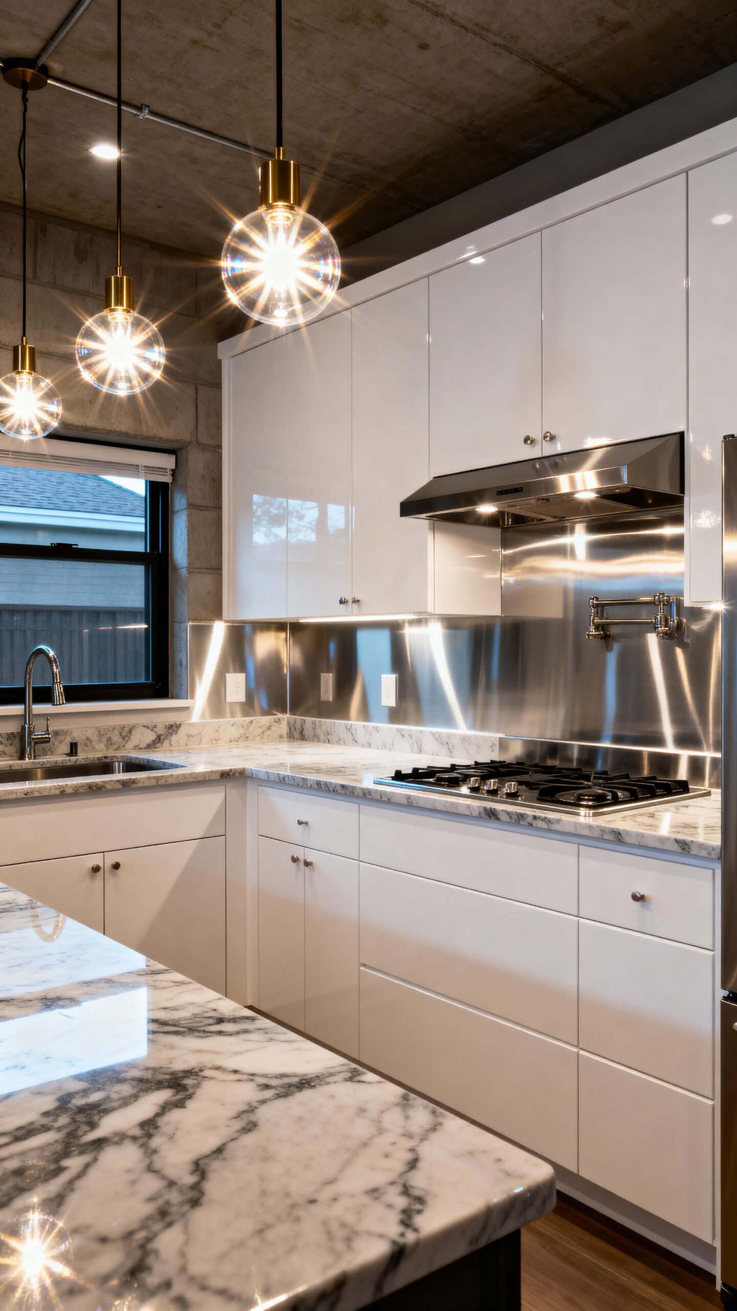 bright reflective minimalist spacious