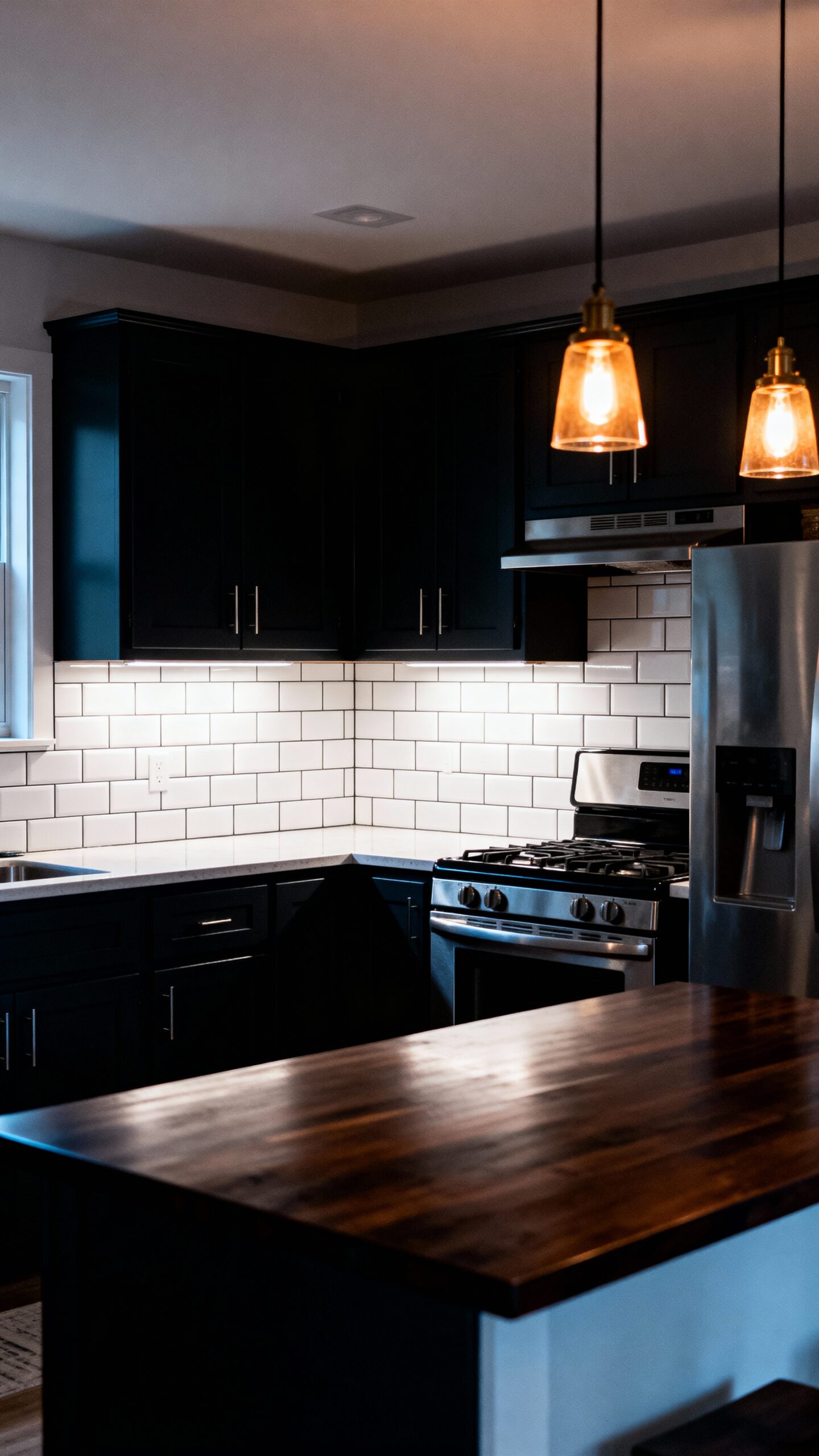 bright reflective transformative backsplash tiles