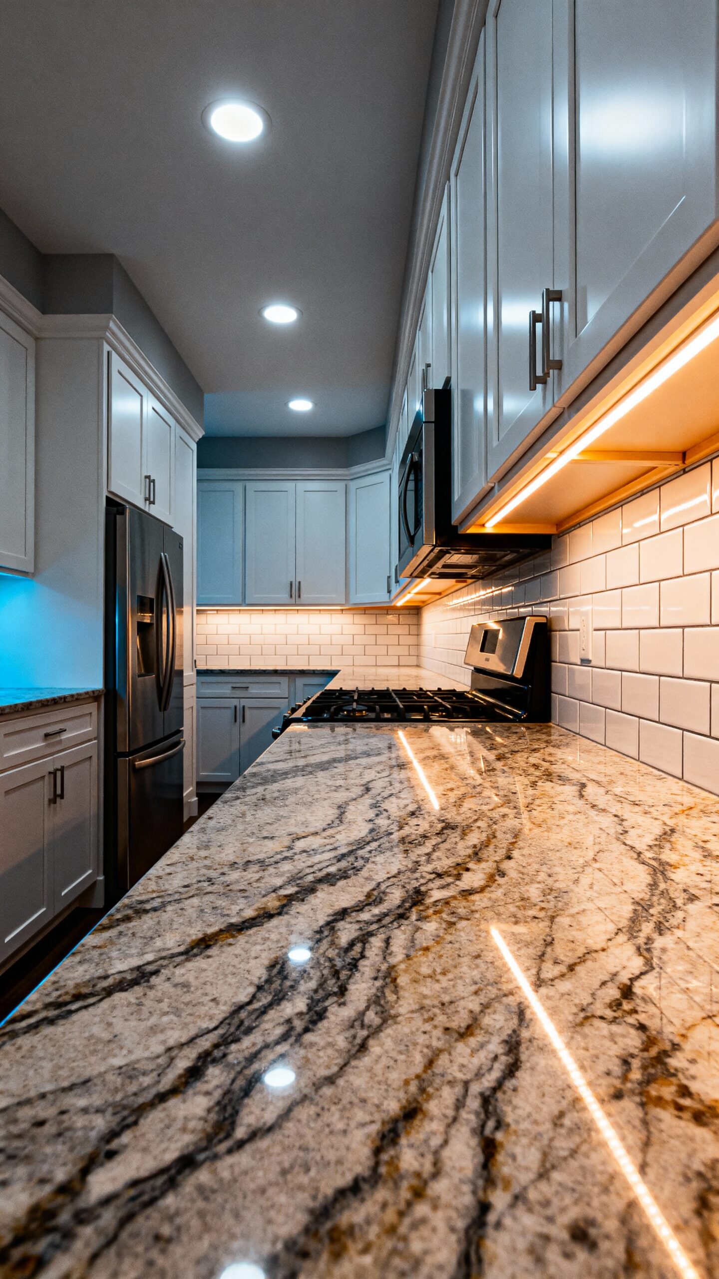 brighten dark kitchen corners with led