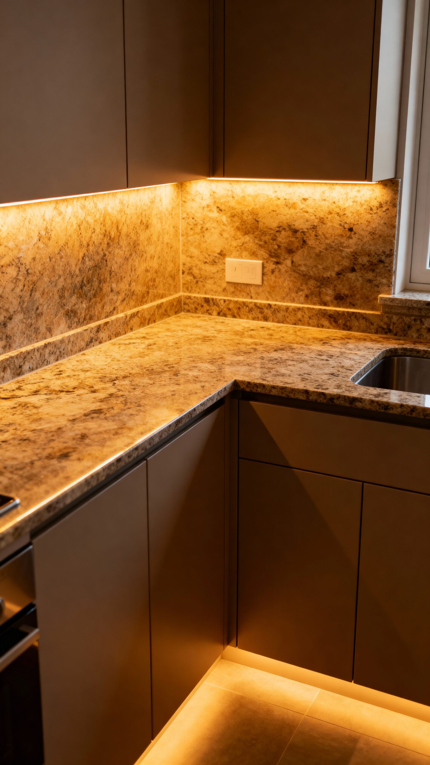 brighten dark kitchen corners with lighting