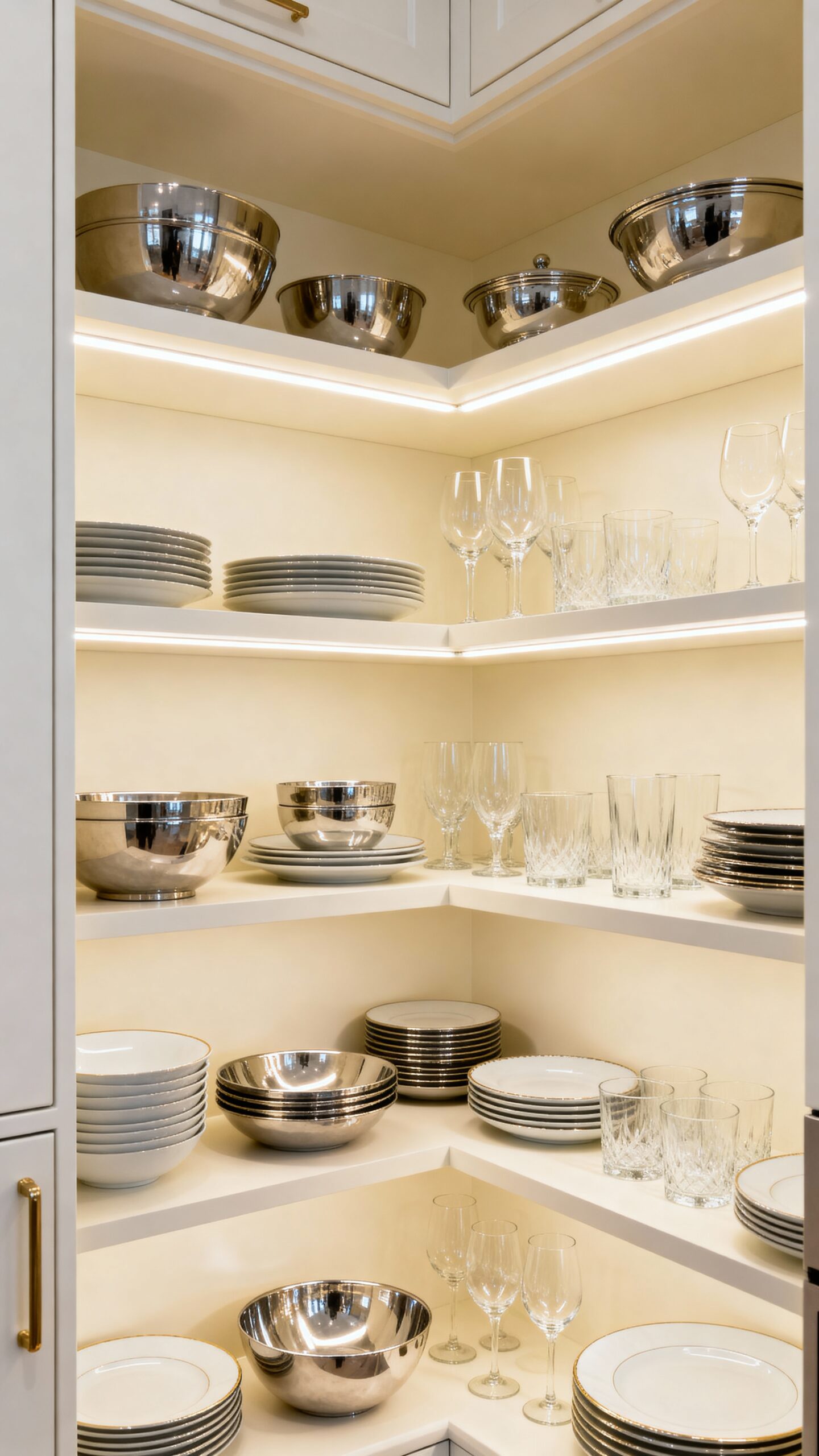 brighten kitchen cabinets with light paint