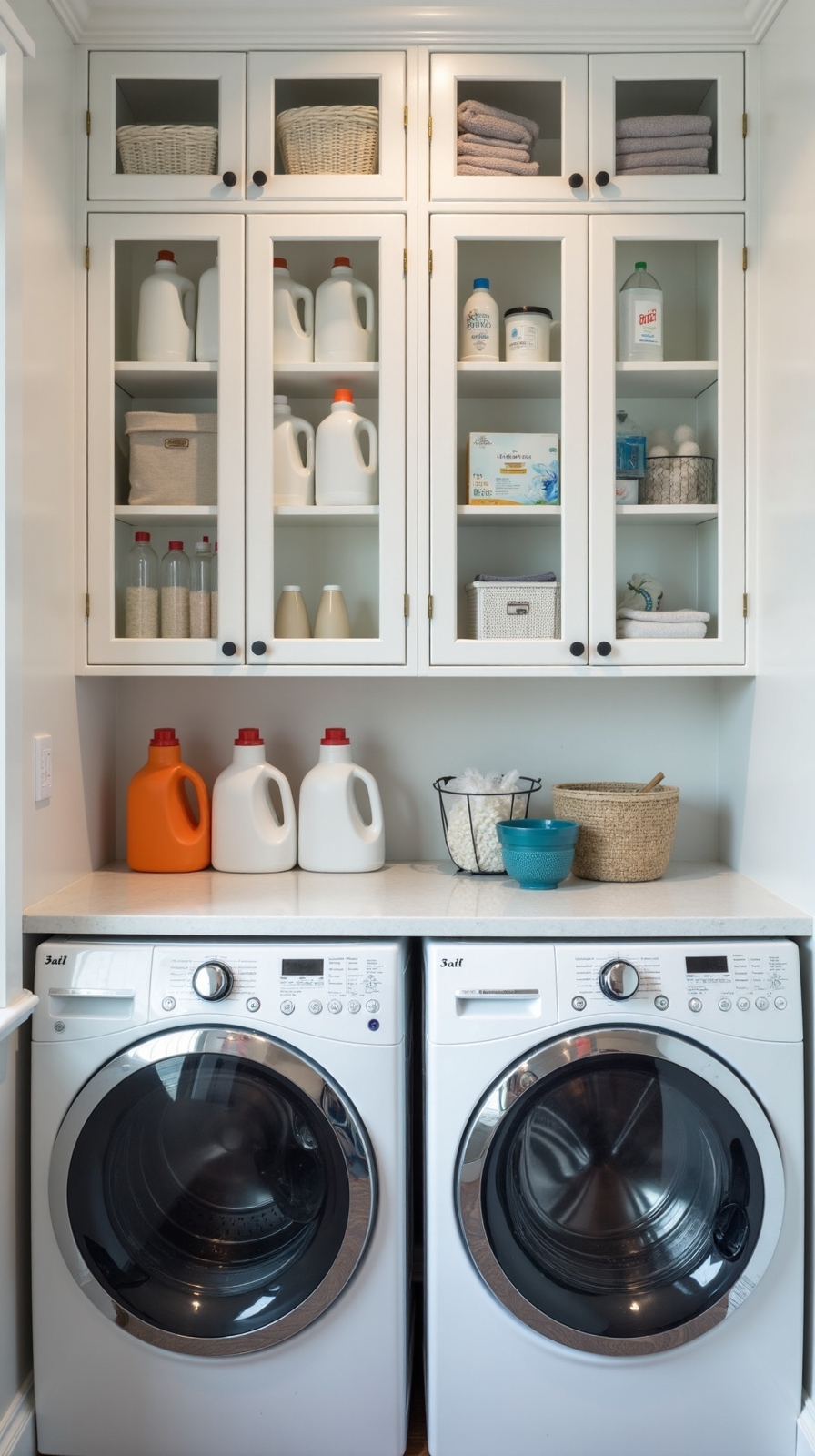 bulk storage overhead cabinet organization