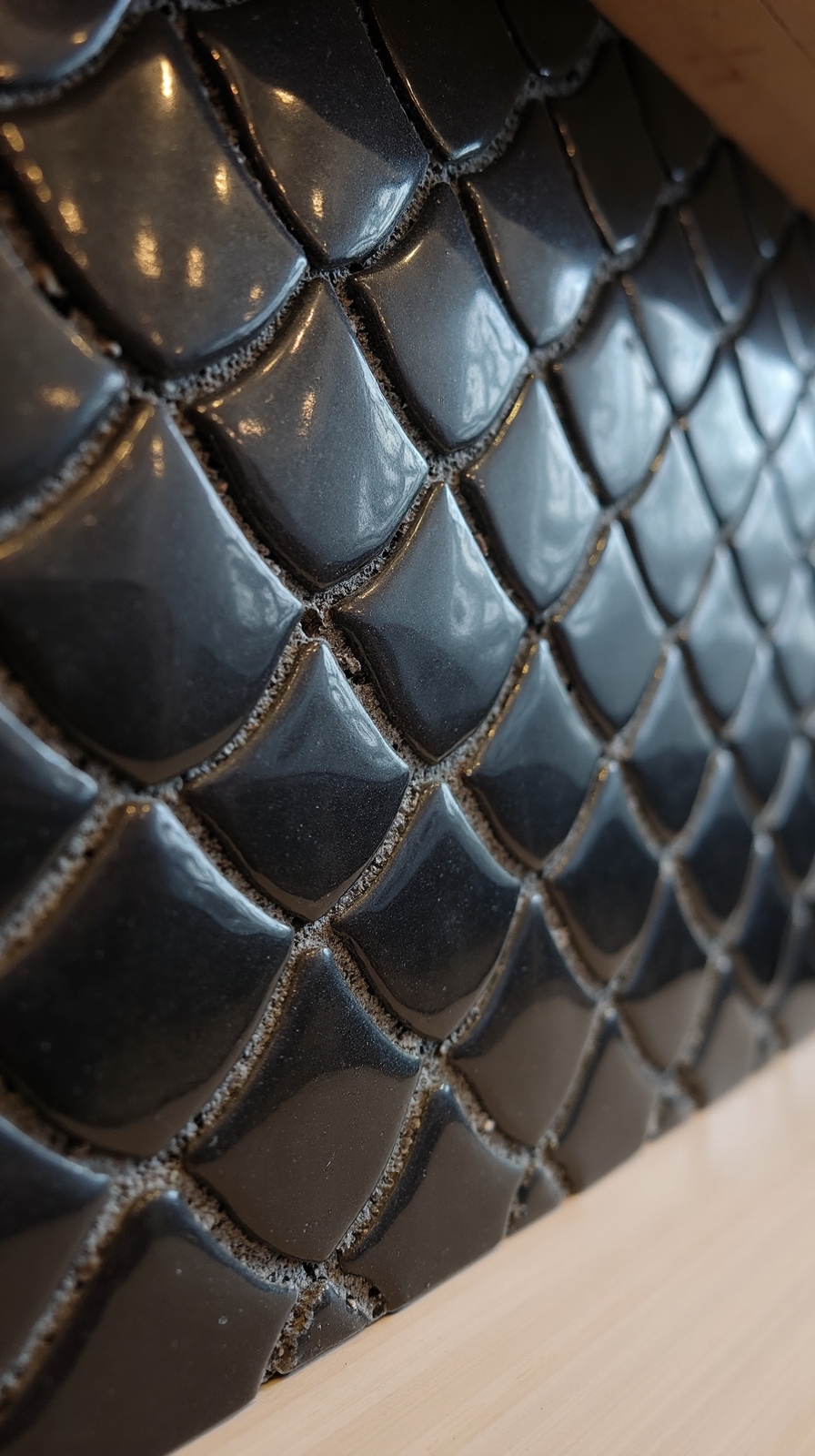 captivating textural kitchen backsplash tiles