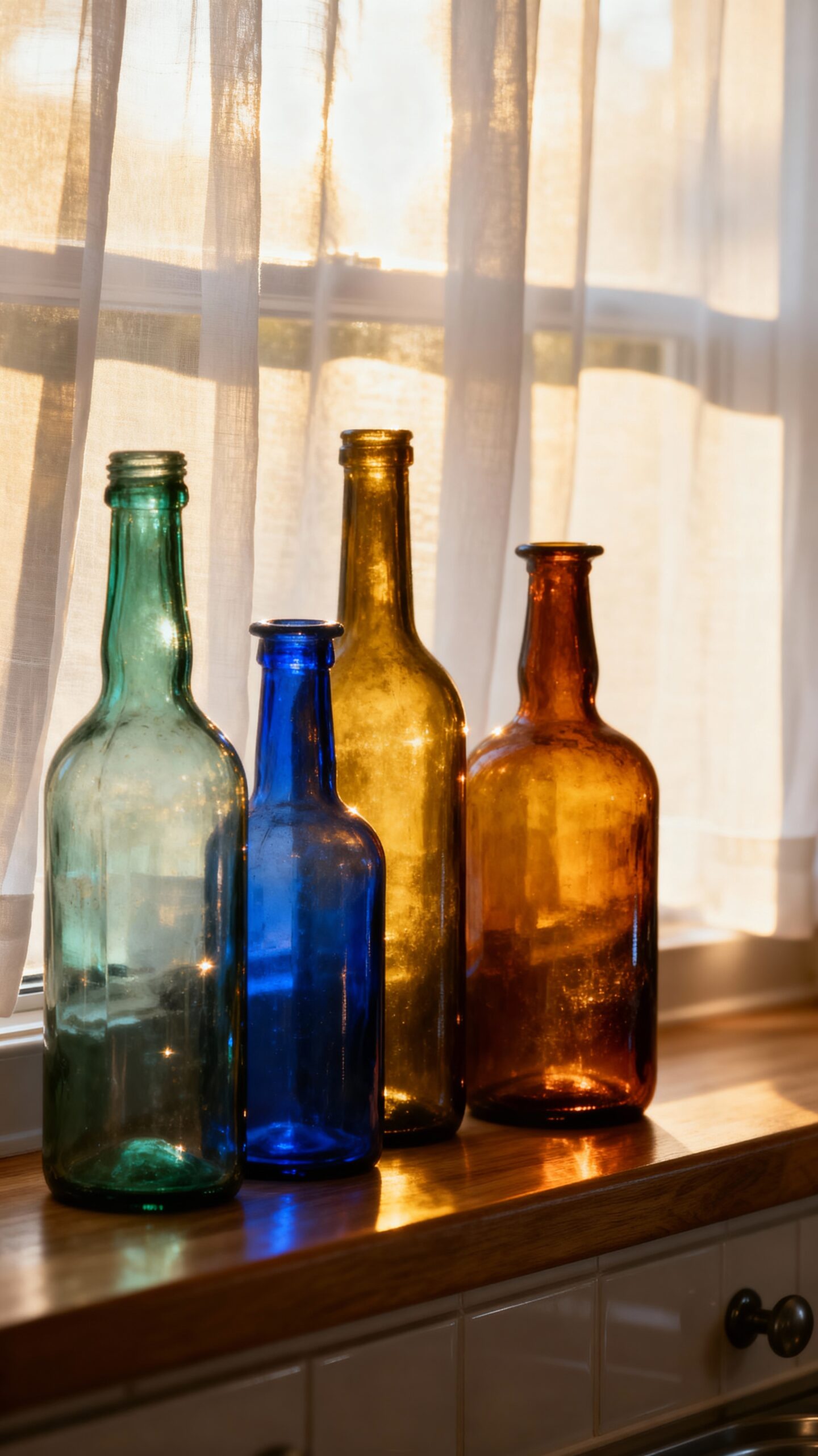 captivating vintage glass bottle arrangements
