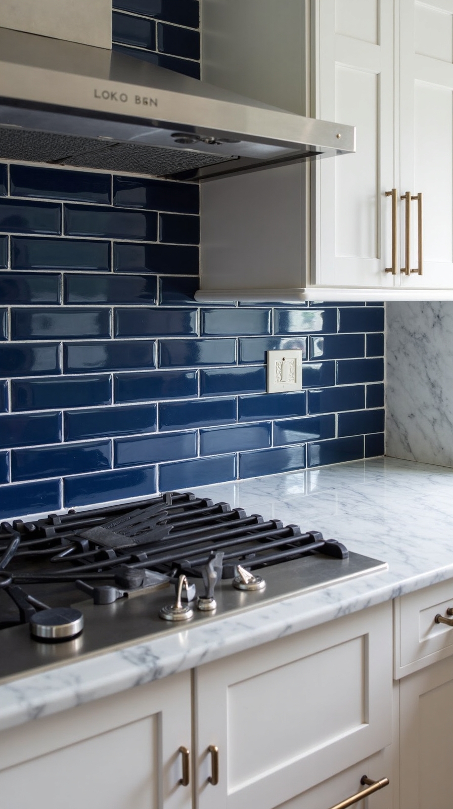classic navy subway tile