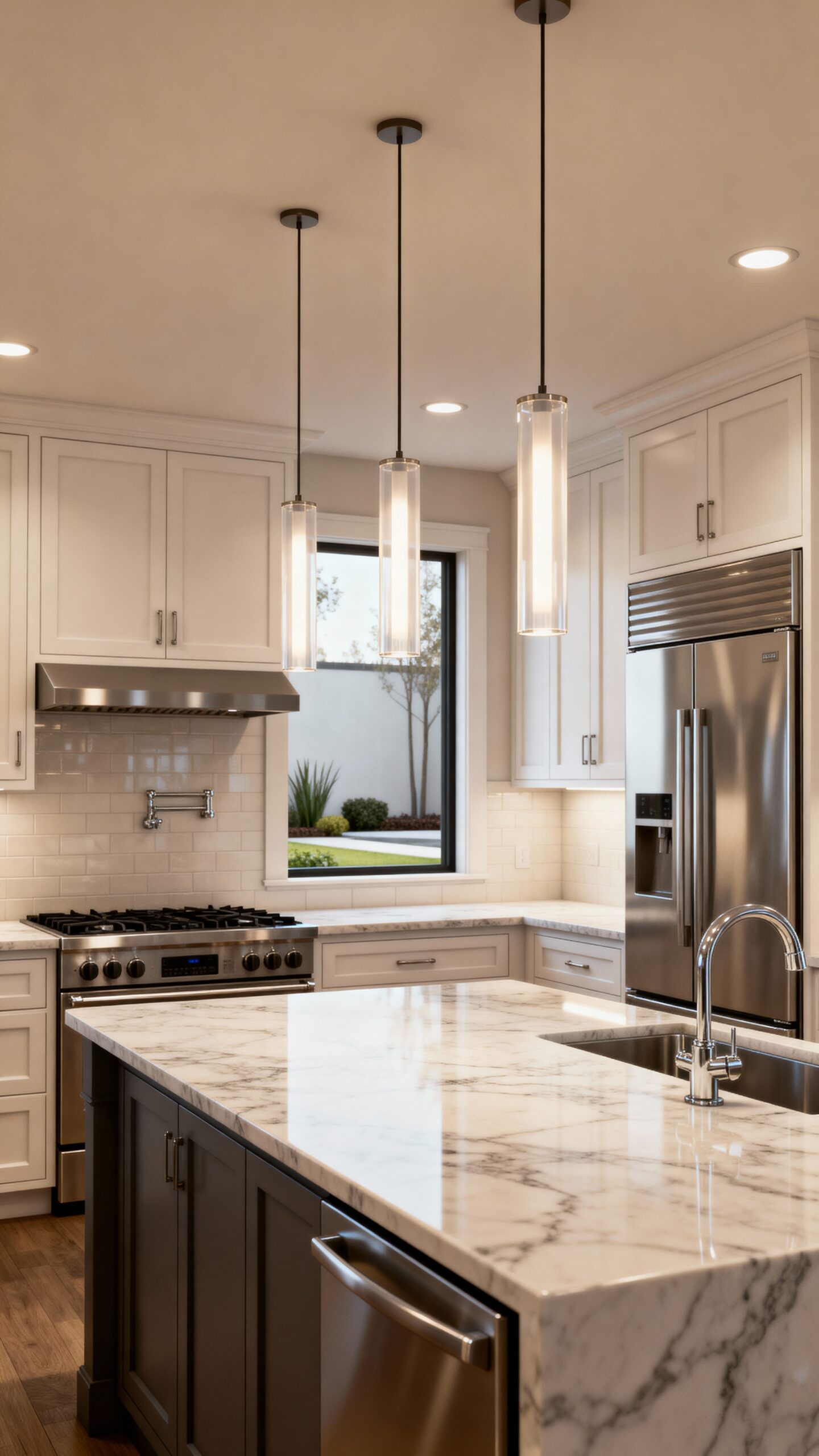 clean minimalist neutral kitchen