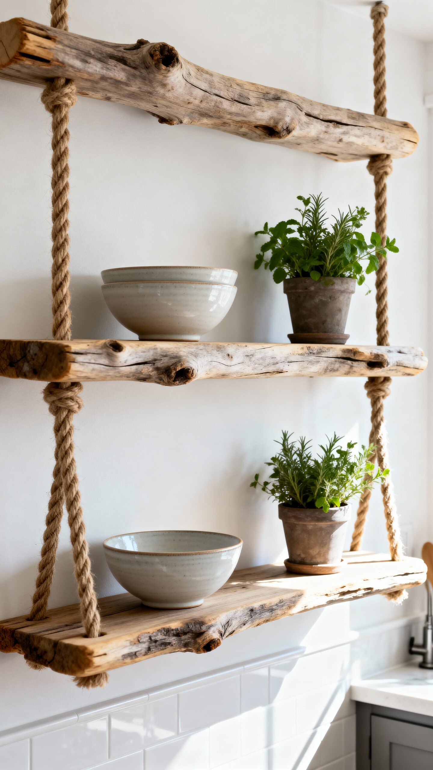 coastal rustic suspended storage systems
