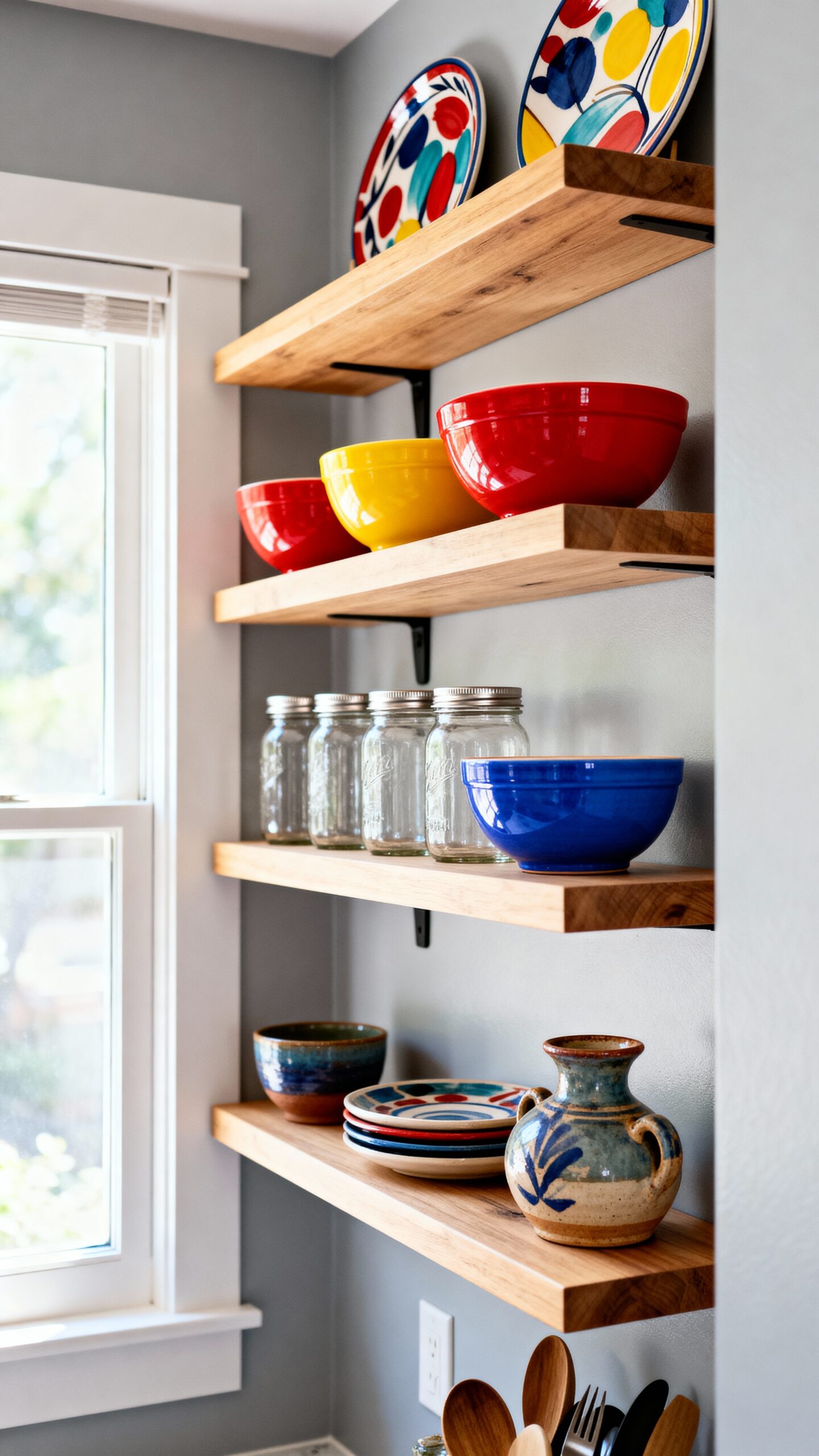 colorful practical open showcasing