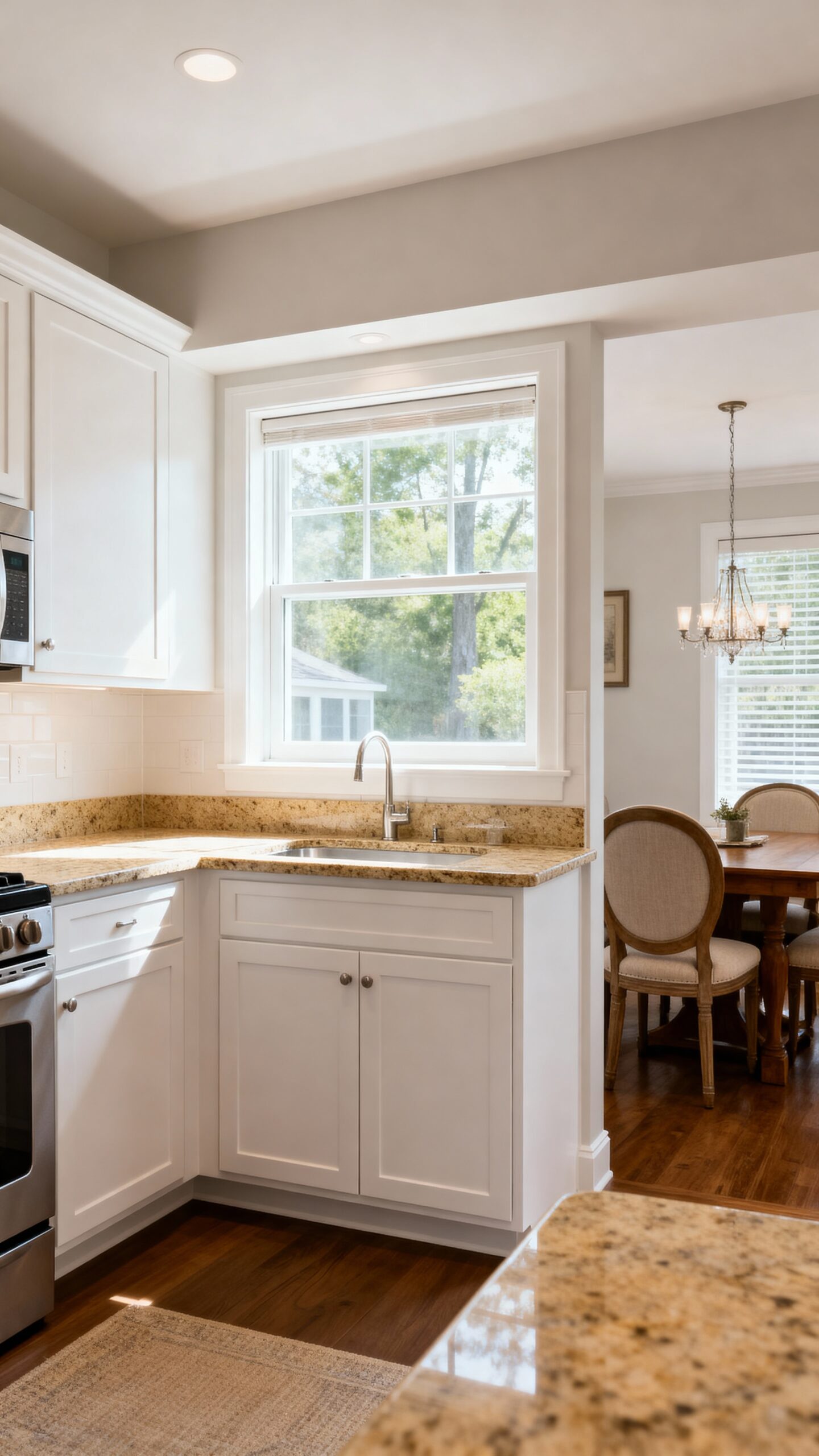 compact bright functional l shaped kitchen layouts