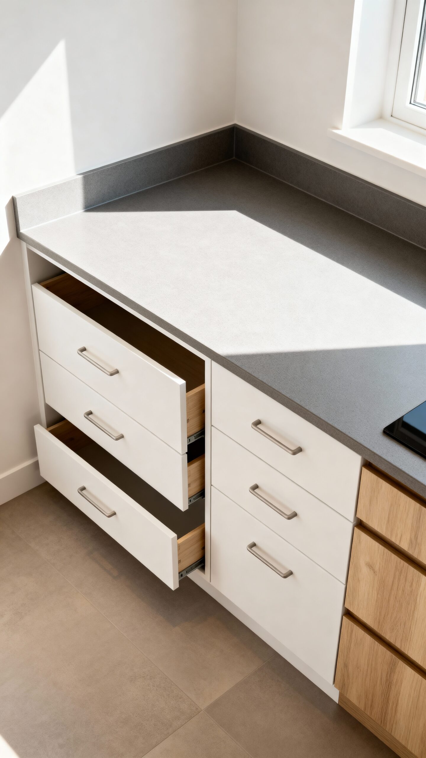 compact corner kitchen island solutions