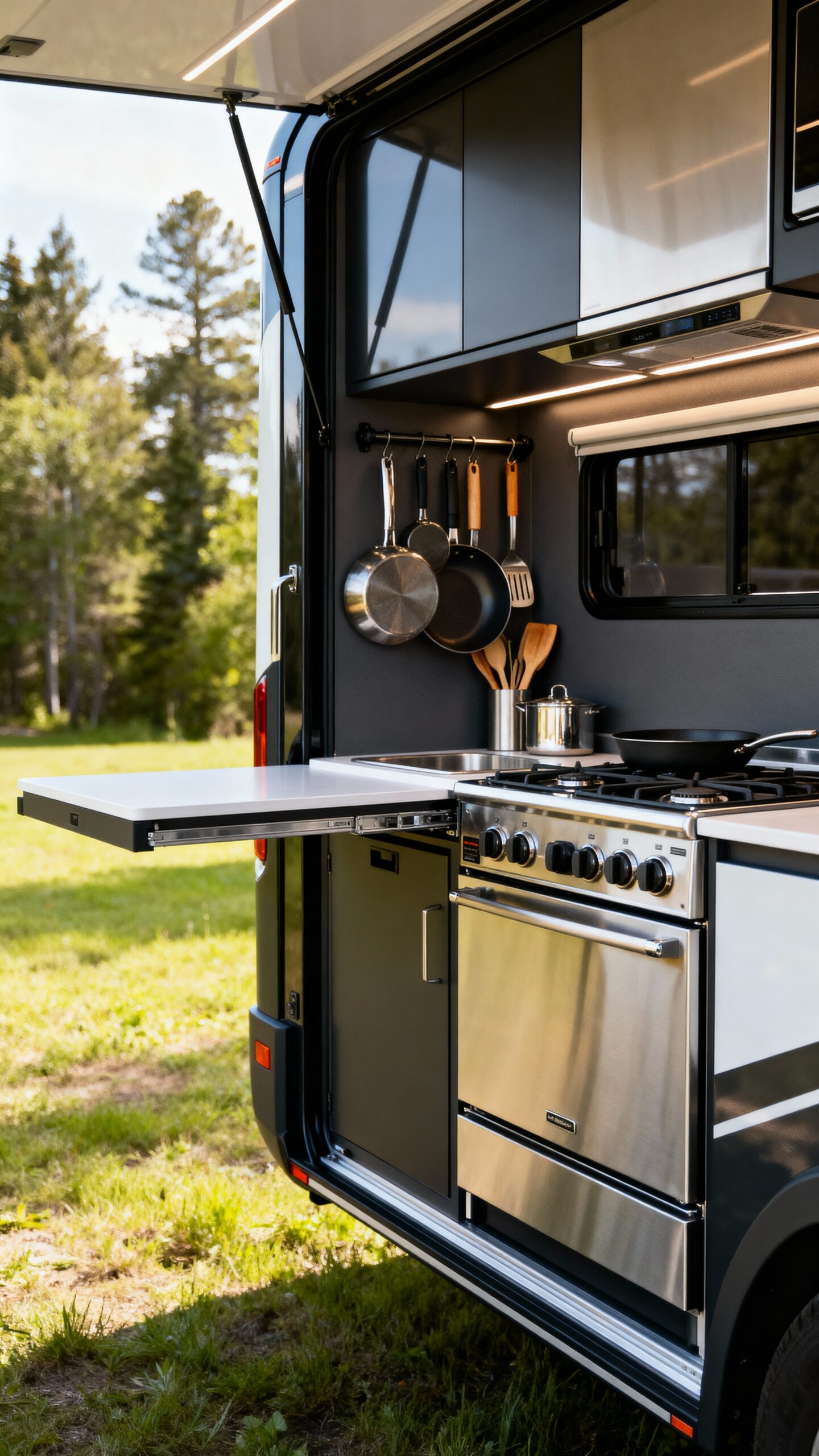 compact functional rv outdoor kitchens