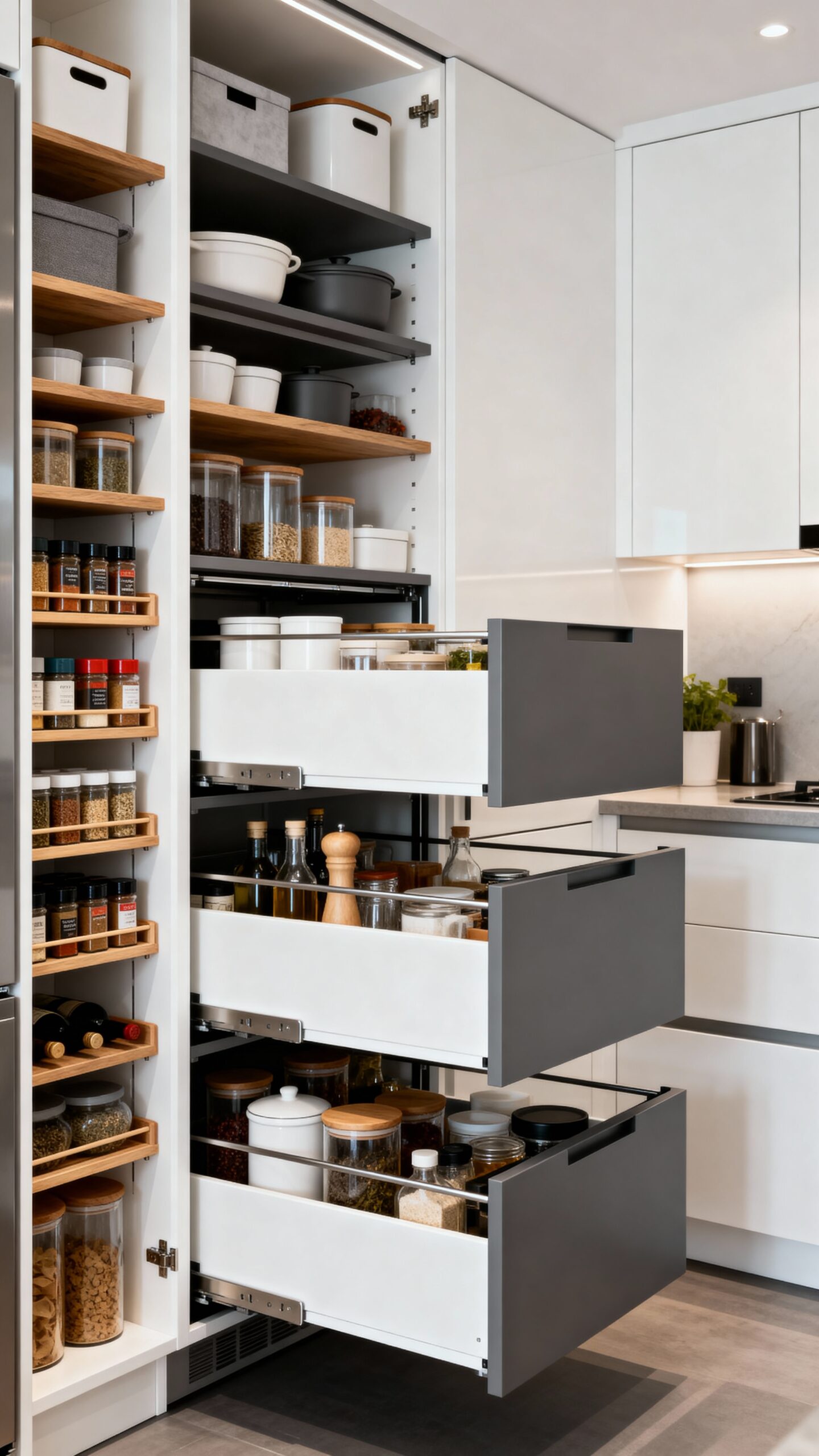 compact storage solutions for small kitchens