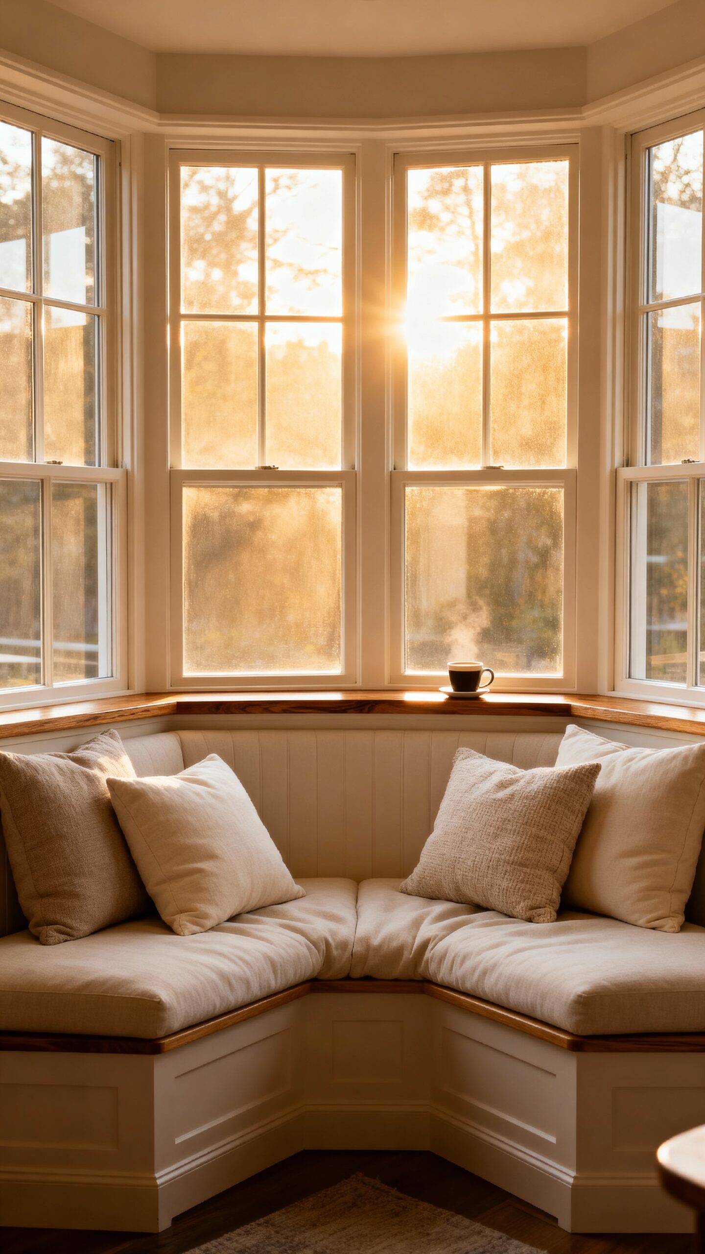 cozy breakfast haven window seat
