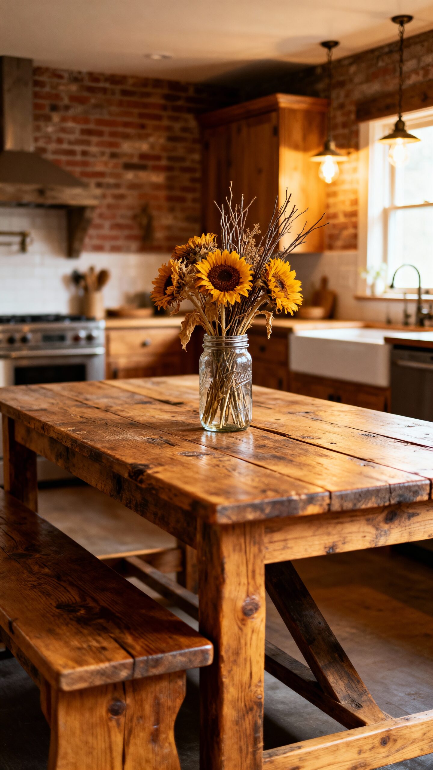 cozy farmhouse dining relaxed atmosphere