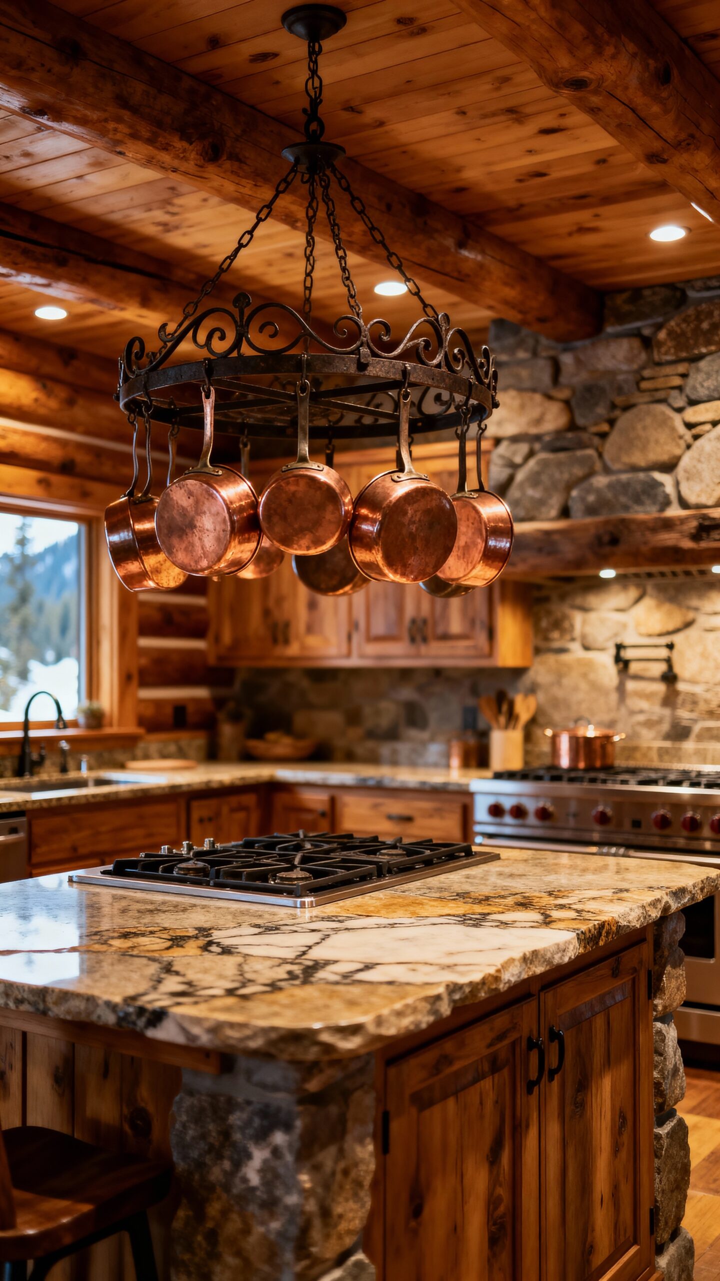 cozy mountain cabin kitchen ideas