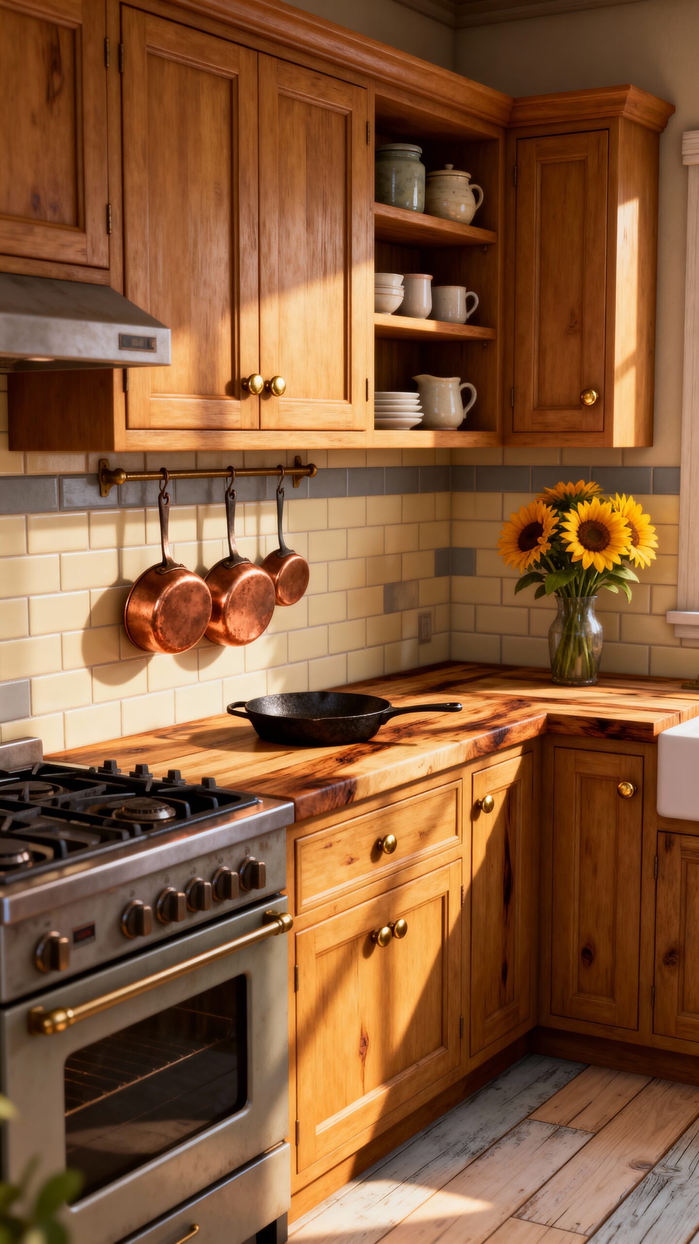 cozy rustic farmhouse kitchen charm