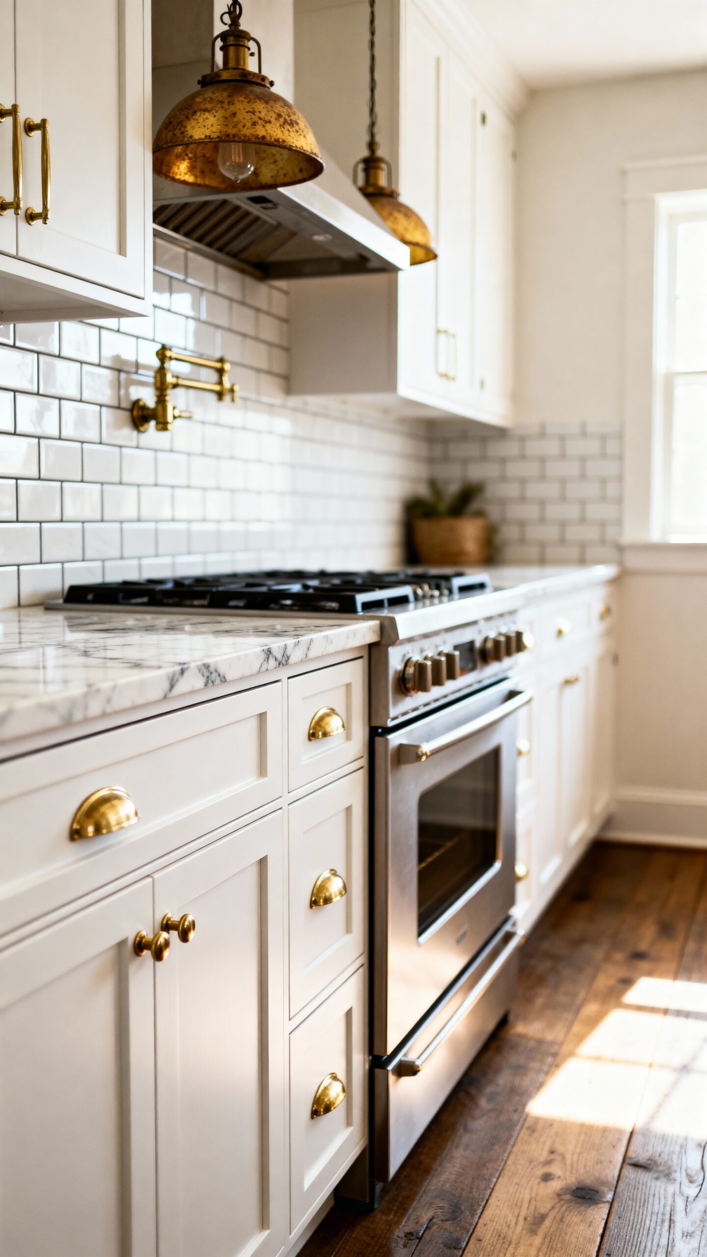 crisp classic charming farmhouse kitchen