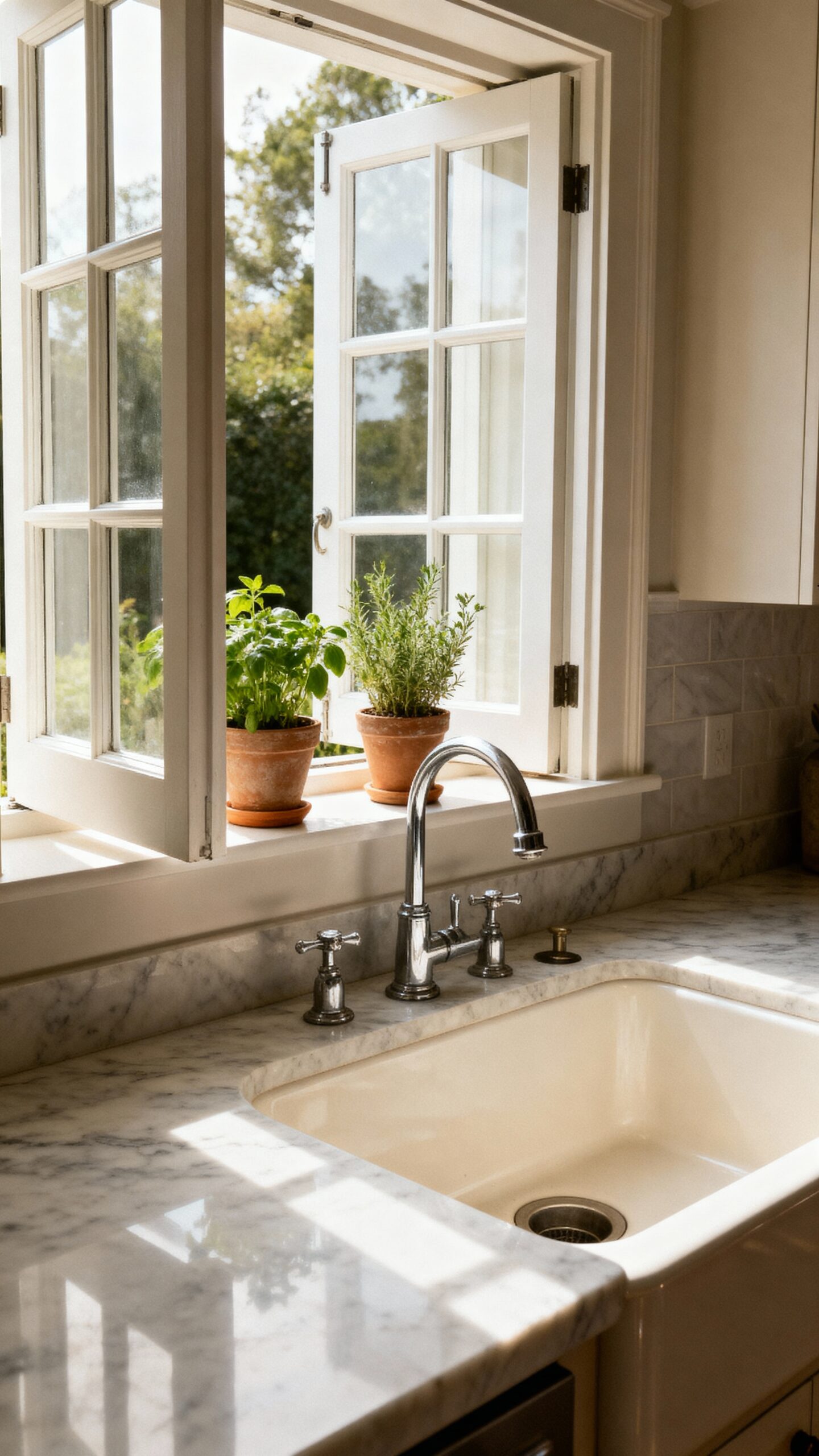 customizable ventilation with outward opening casement