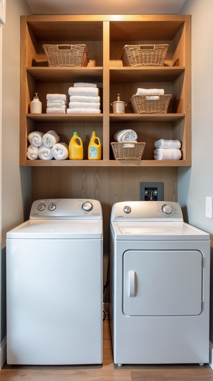 customized laundry storage space optimization
