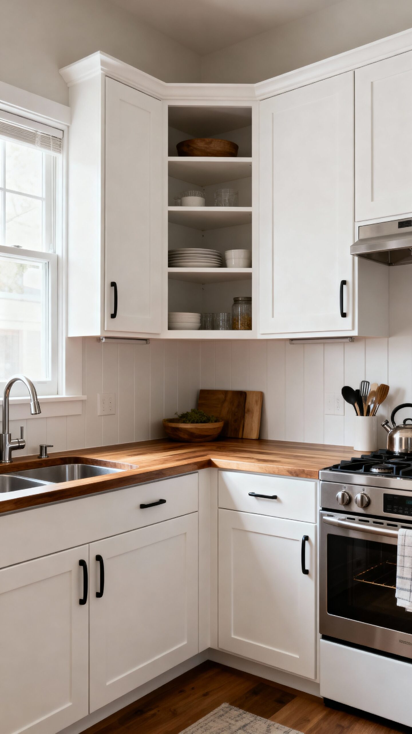 customized storage for challenging angles