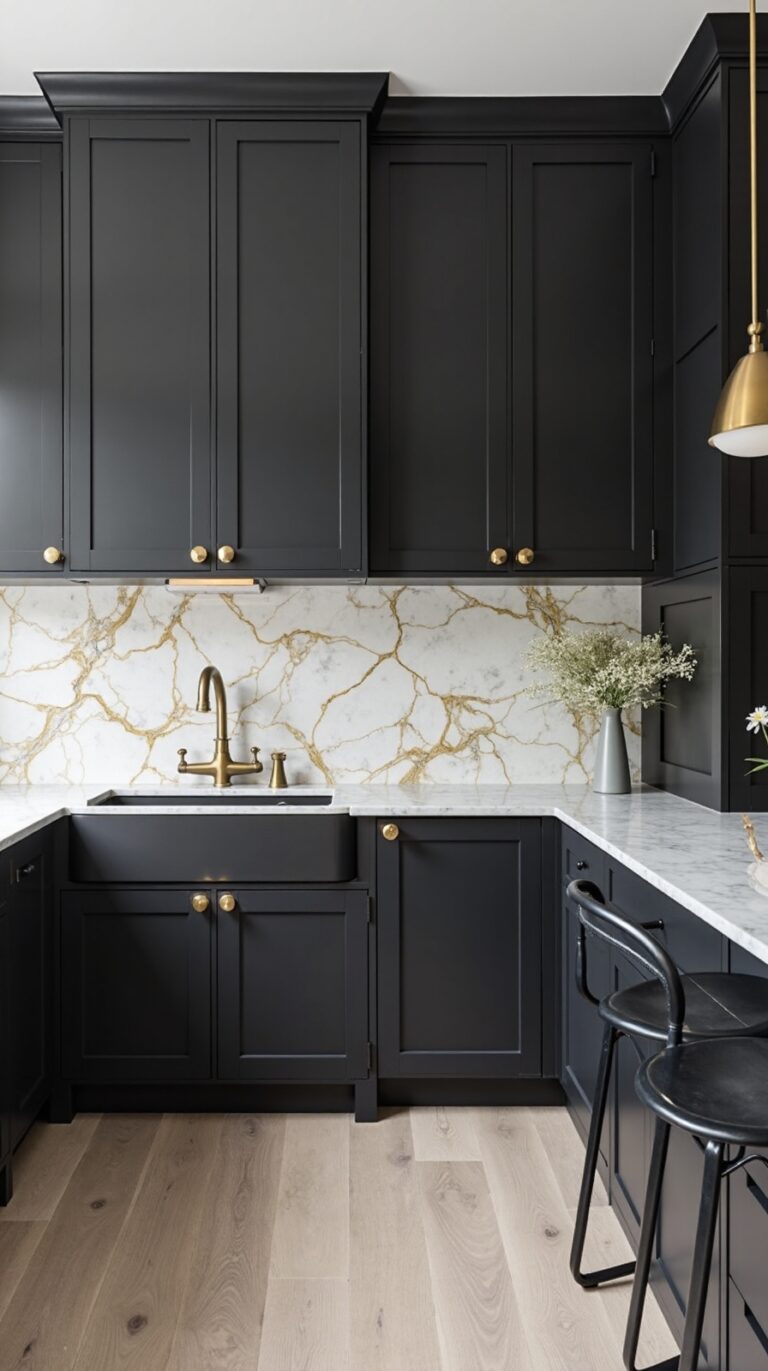 dark kitchen backsplash ideas