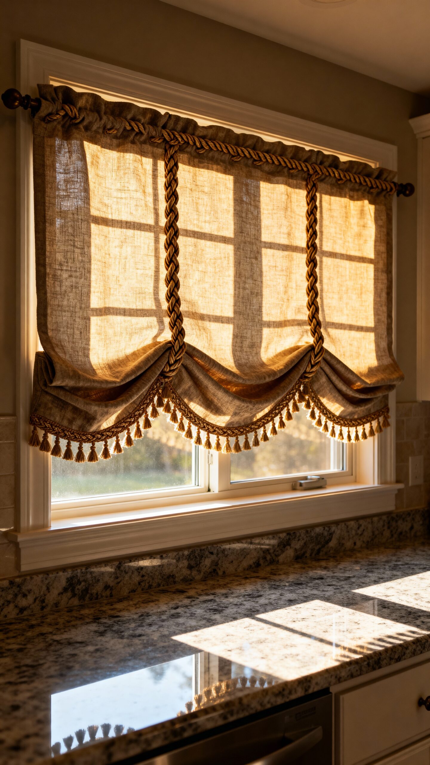 decorative soft window valance customization