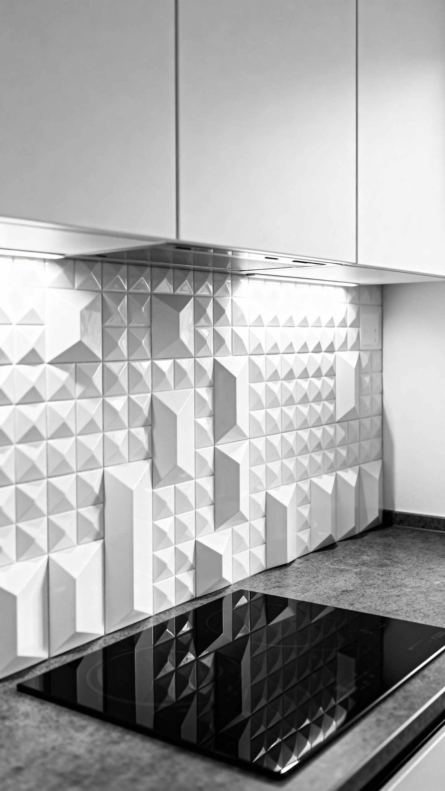 dimensional textured sculptural metamorphic kitchen tiles