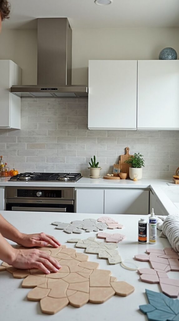 11 Easy DIY Kitchen Backsplash Ideas You Can Do Yourself