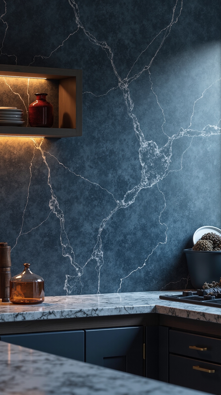 dramatic bold iridescent luxurious