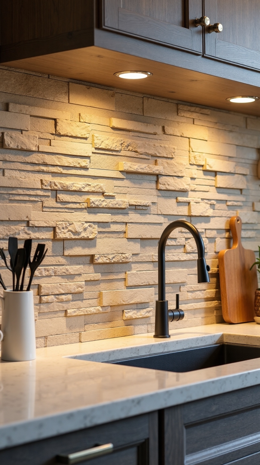 dramatic dimensional natural stone texture