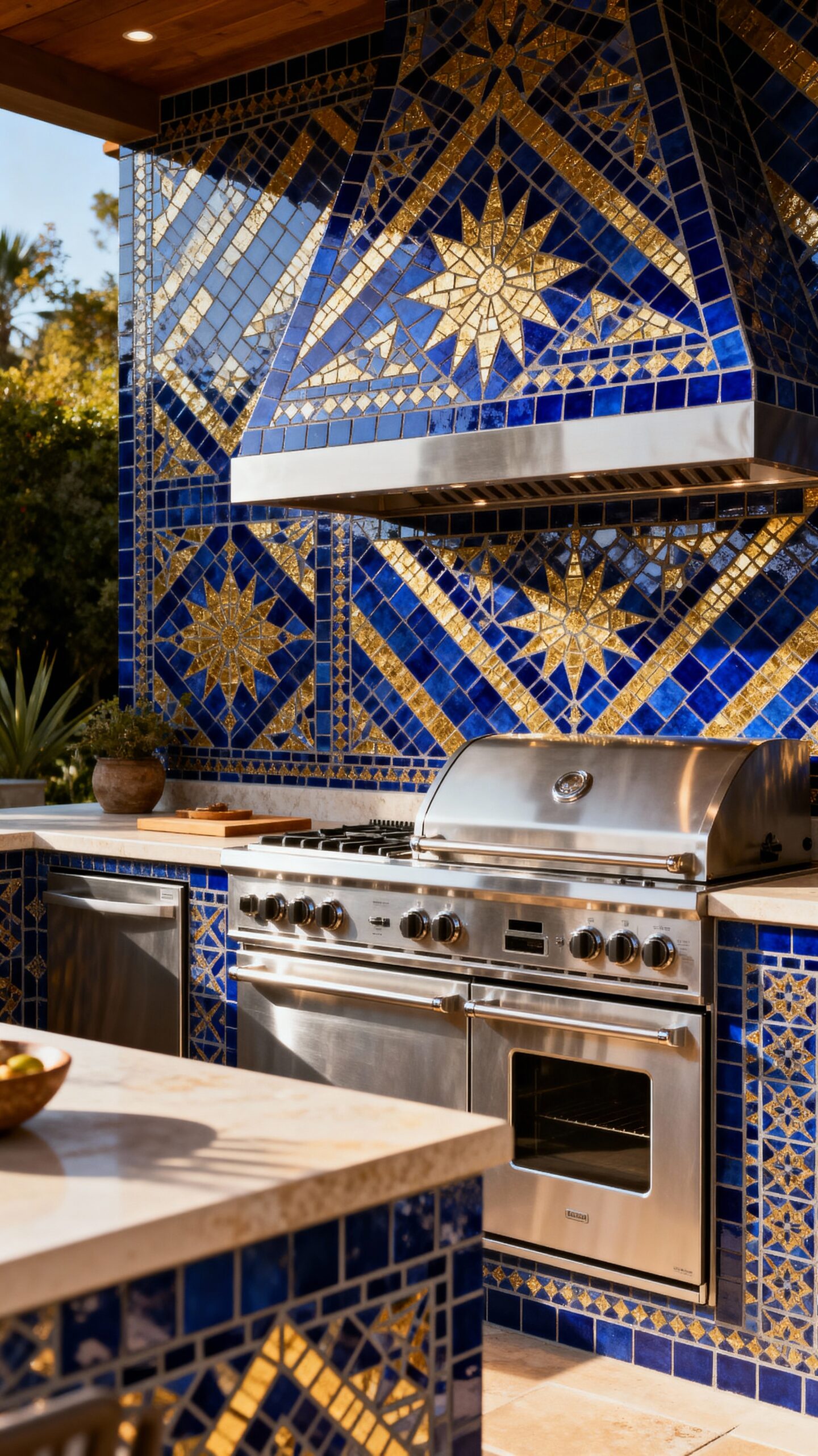 dramatic vibrant durable captivating outdoor kitchens