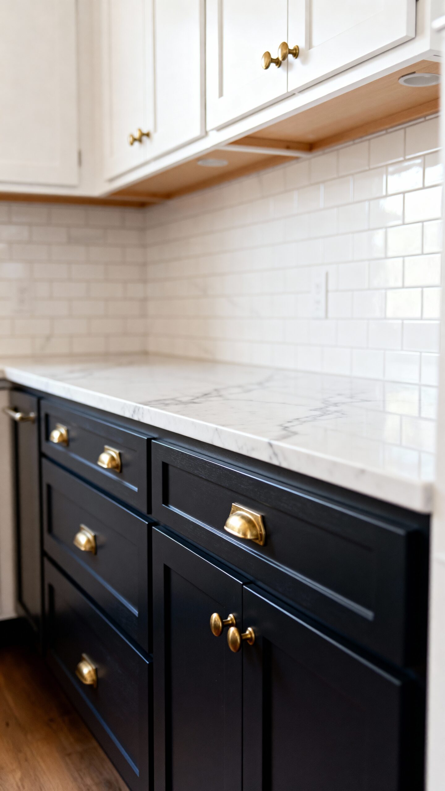 dramatic white and dark contrast