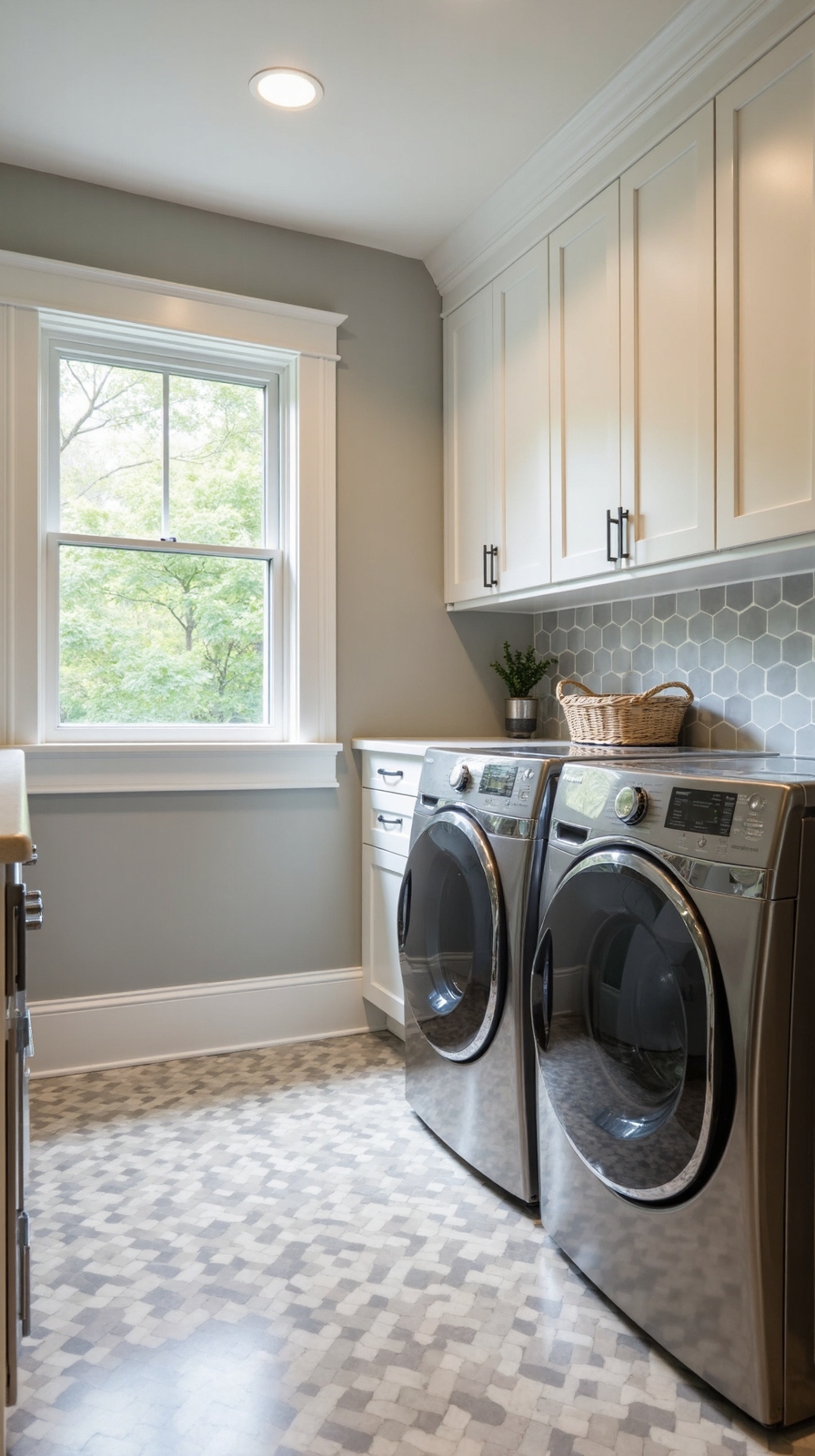 durable affordable customizable laundry flooring