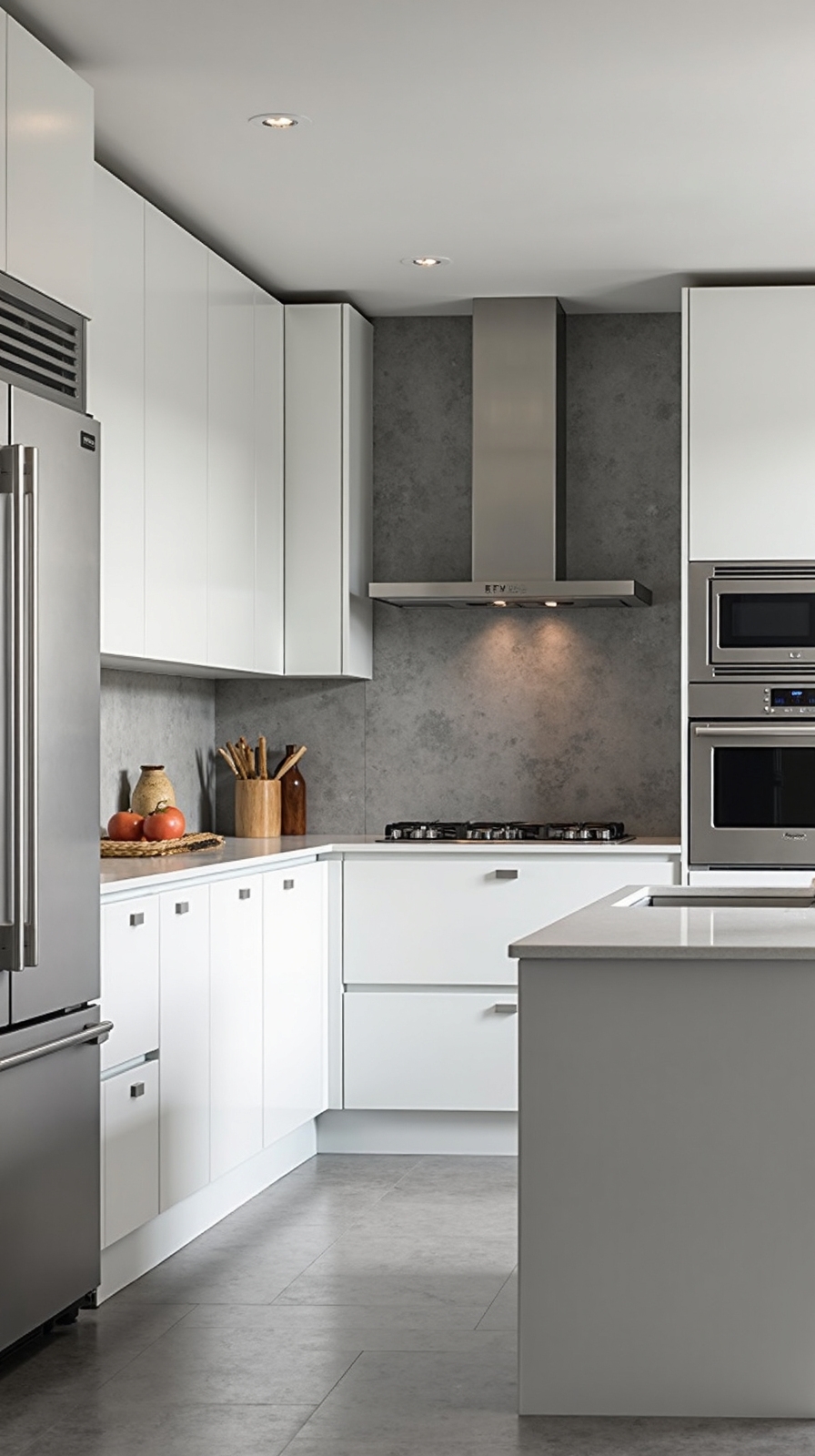 durable contemporary industrial inspired versatile concrete look porcelain