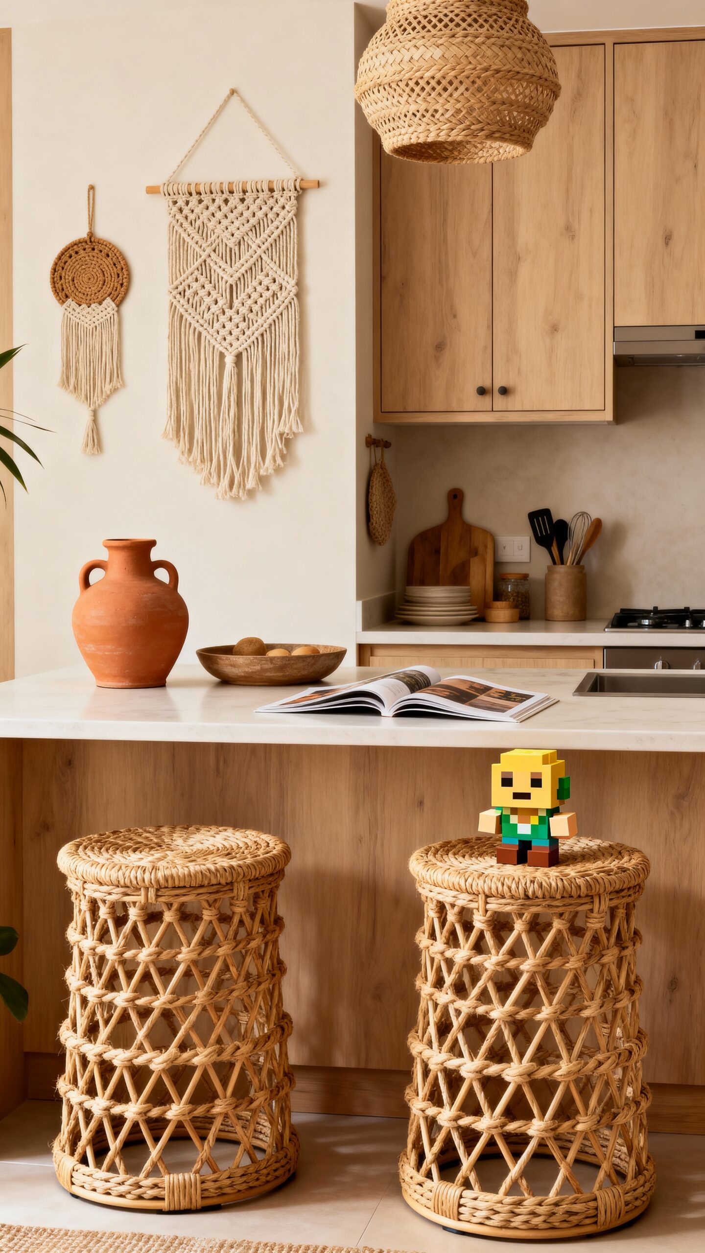 earthy eclectic textured bohemian