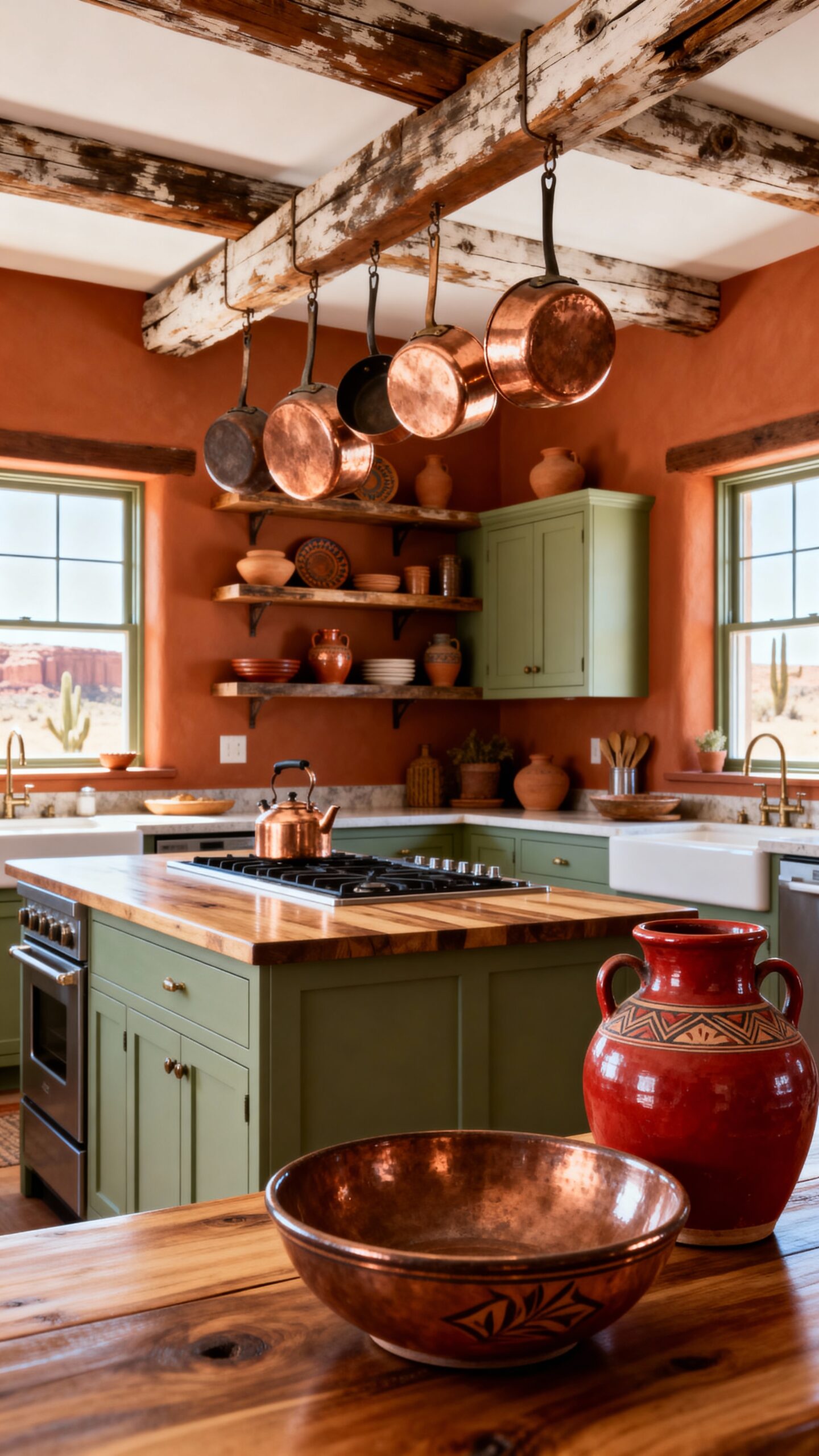 earthy rustic western inspired color palettes