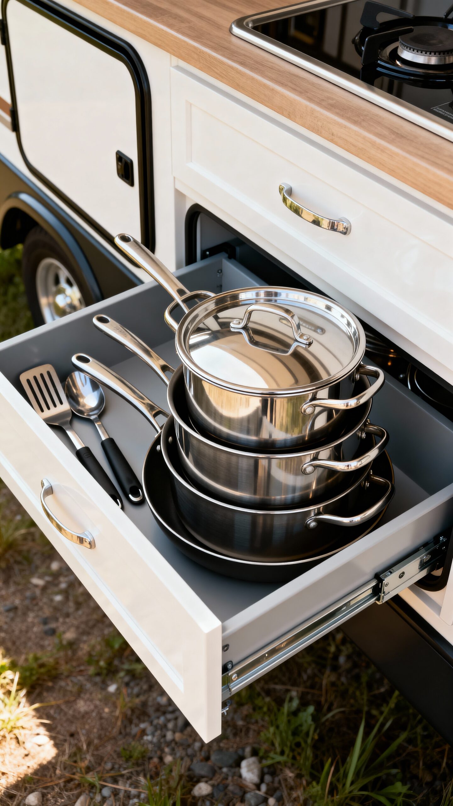 efficient compact versatile rv cookware sets