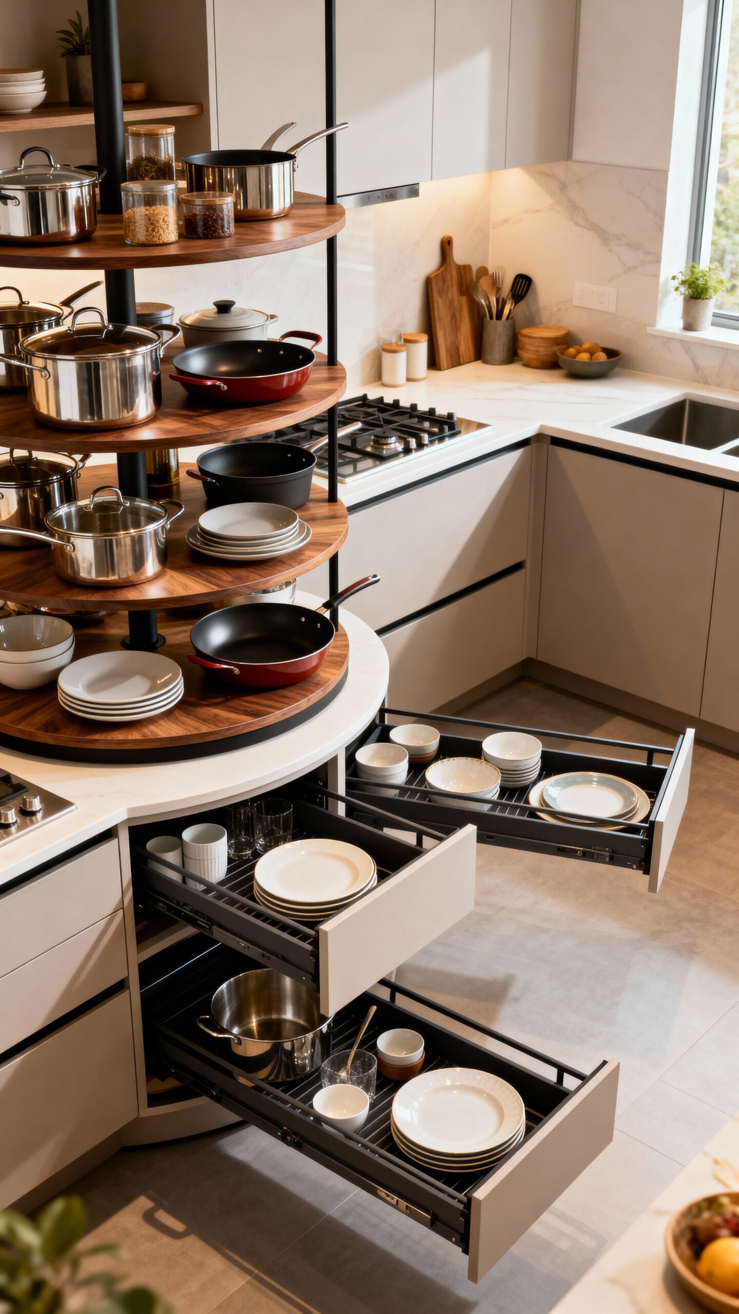 efficient corner storage solutions