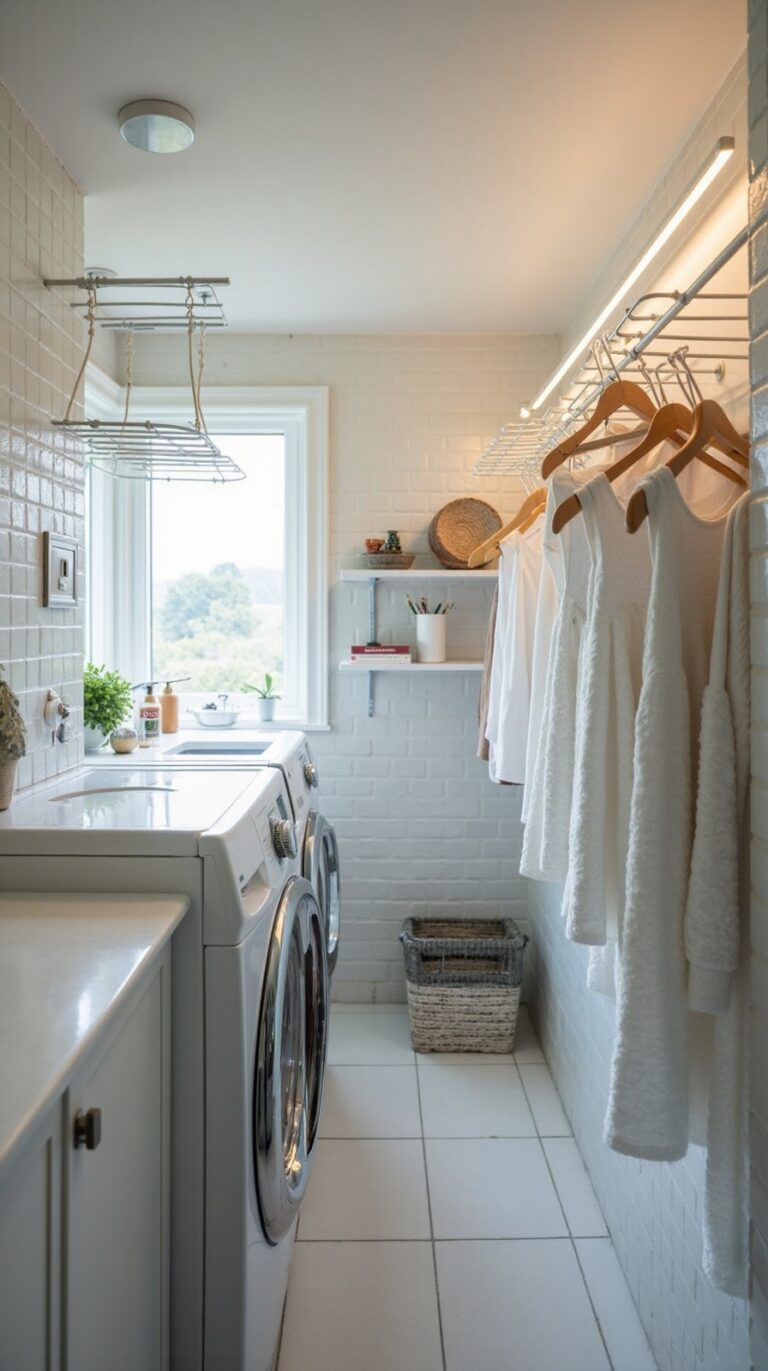 efficient laundry room drying ideas