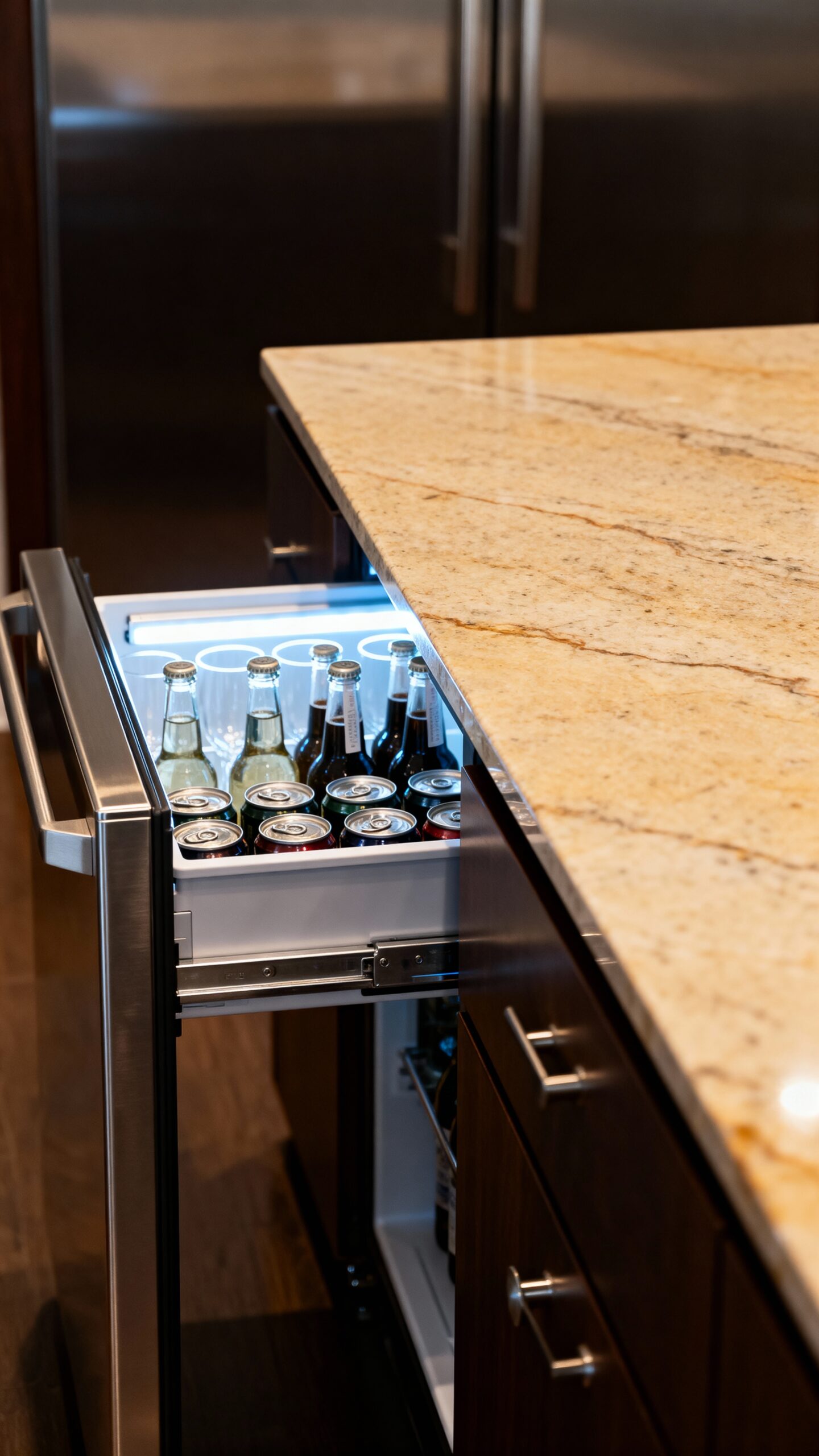 efficient outdoor kitchen storage solution