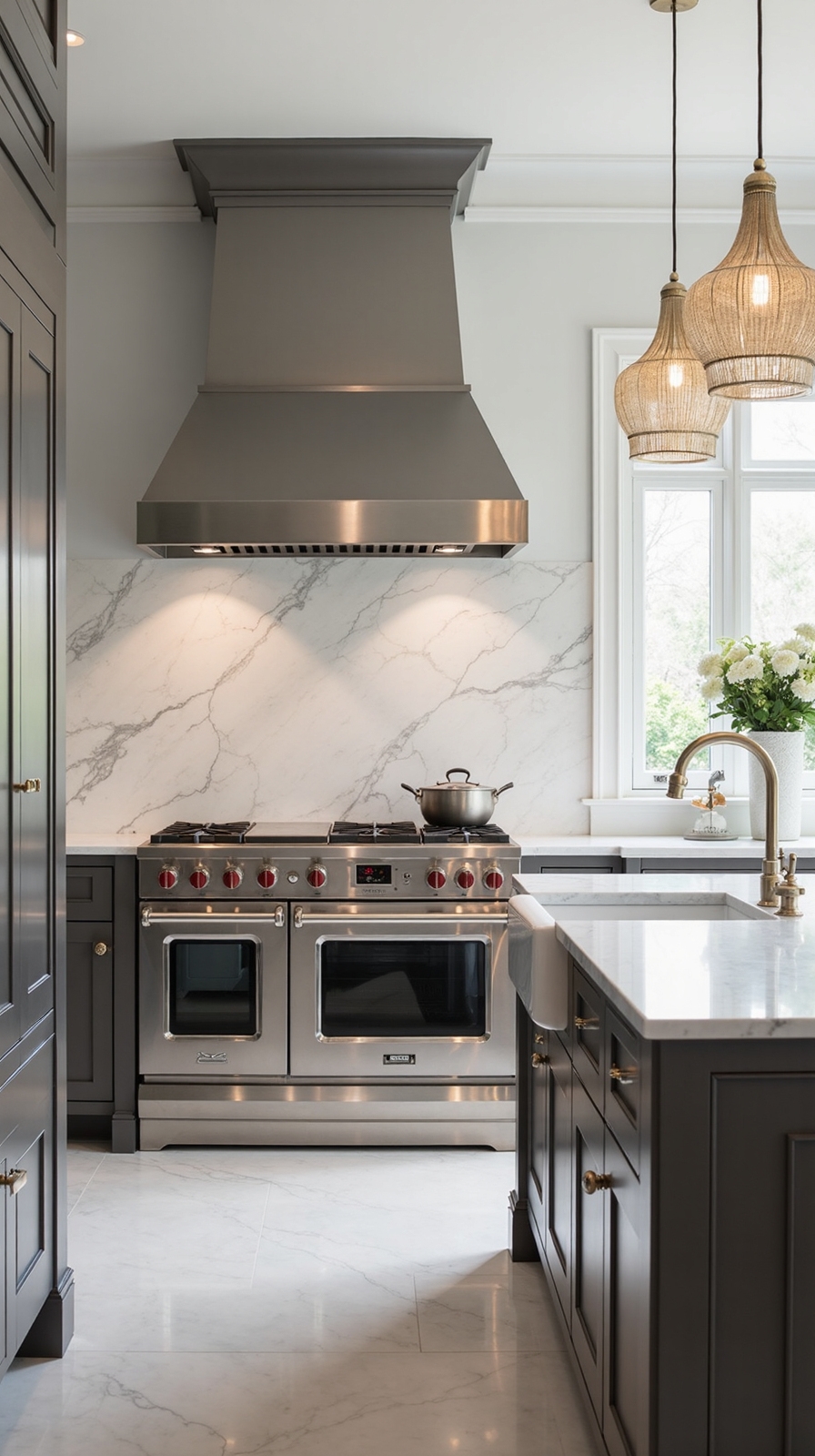 elegant marble kitchen backsplash ideas