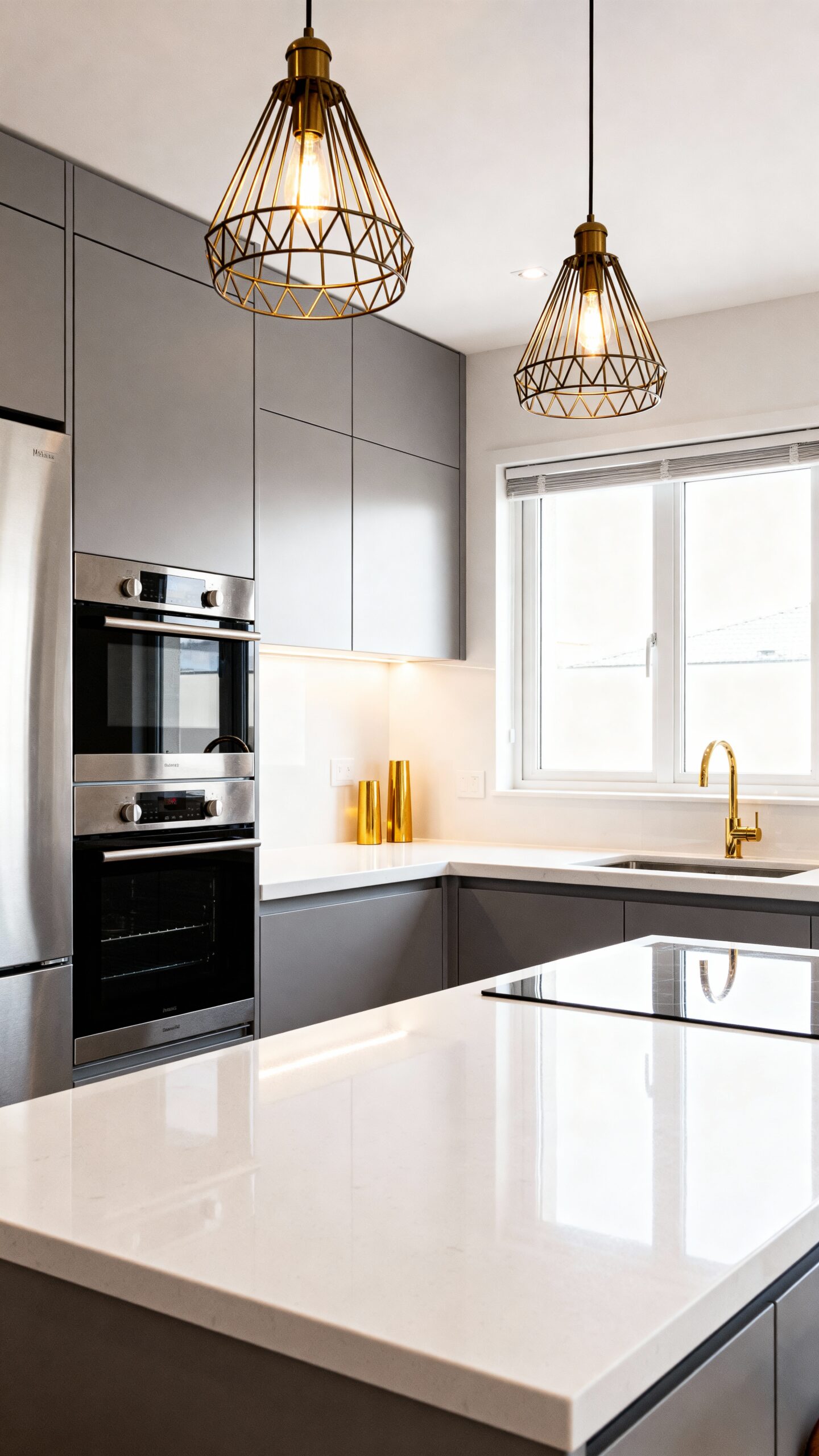 elegant small grey modern