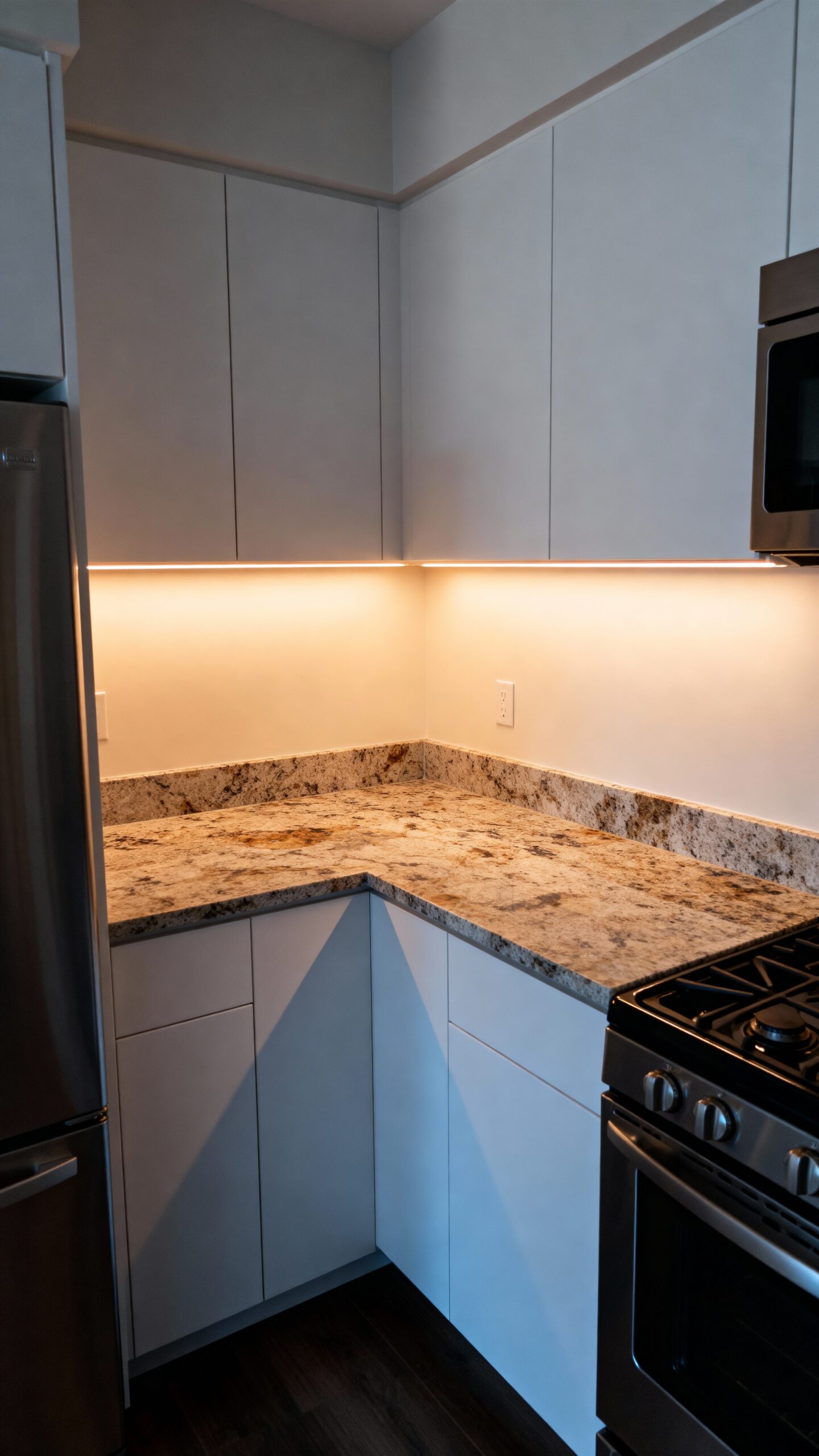 eliminate kitchen s dark shadows with lighting