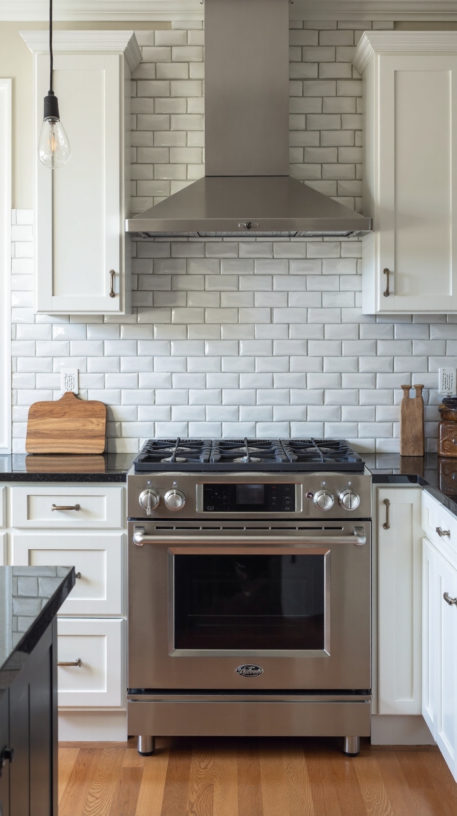 elongated vertical tile layout