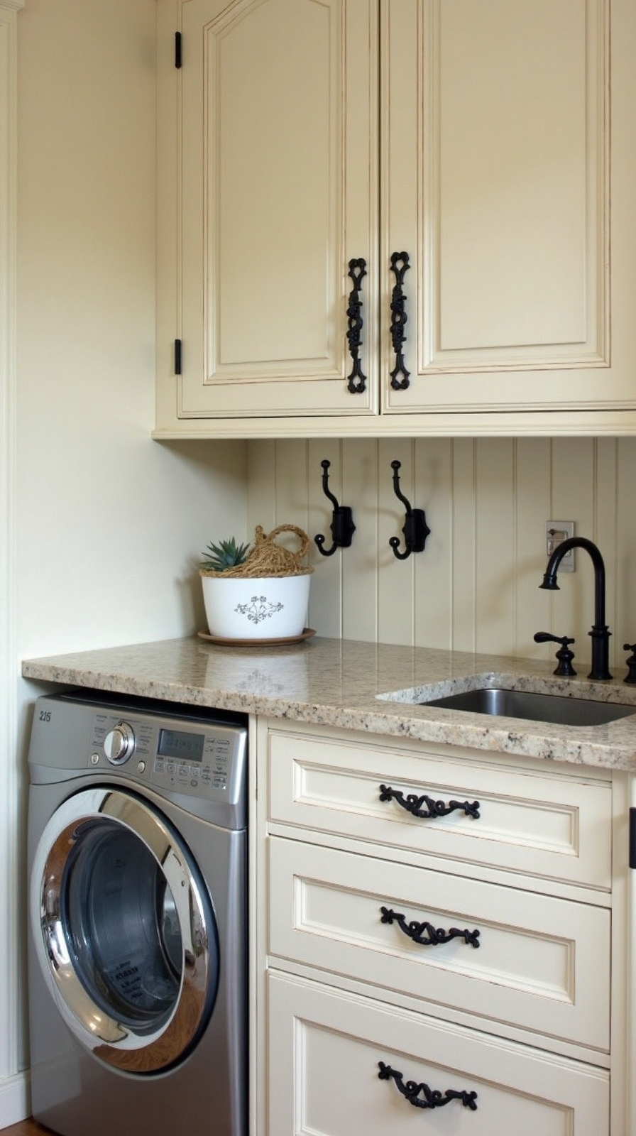 enchanting french country laundry accents